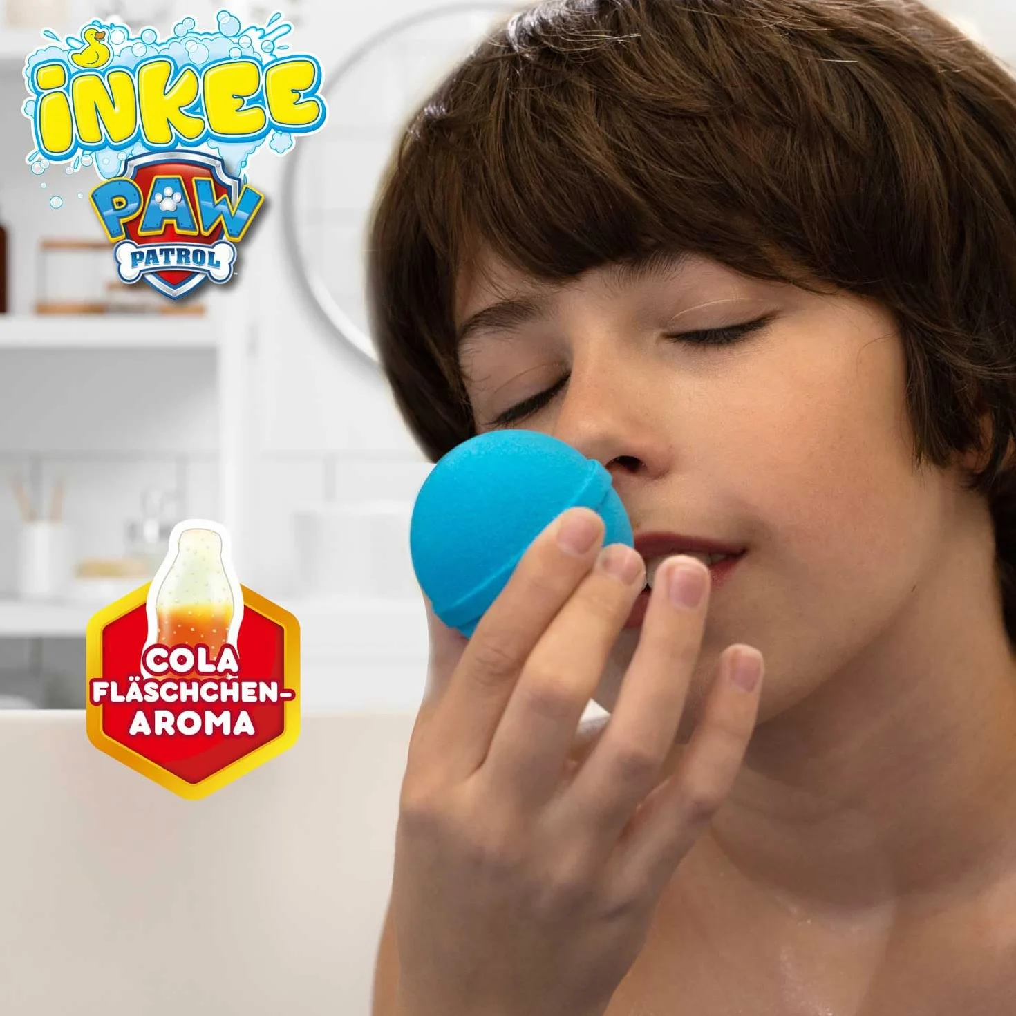 Paw Patrol Bombas de Baño Infantiles con Regalo Sorpresa Figurita Patrulla Canina Naranja Azul
