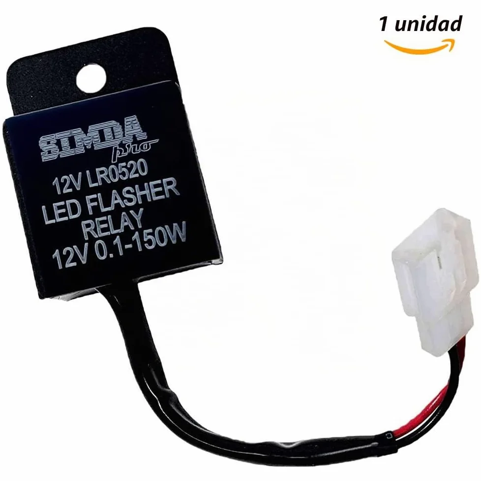 Intermitentes Moto Homologados LED Lámparas con relé Luces de Dirección Señales Universal Motocicleta