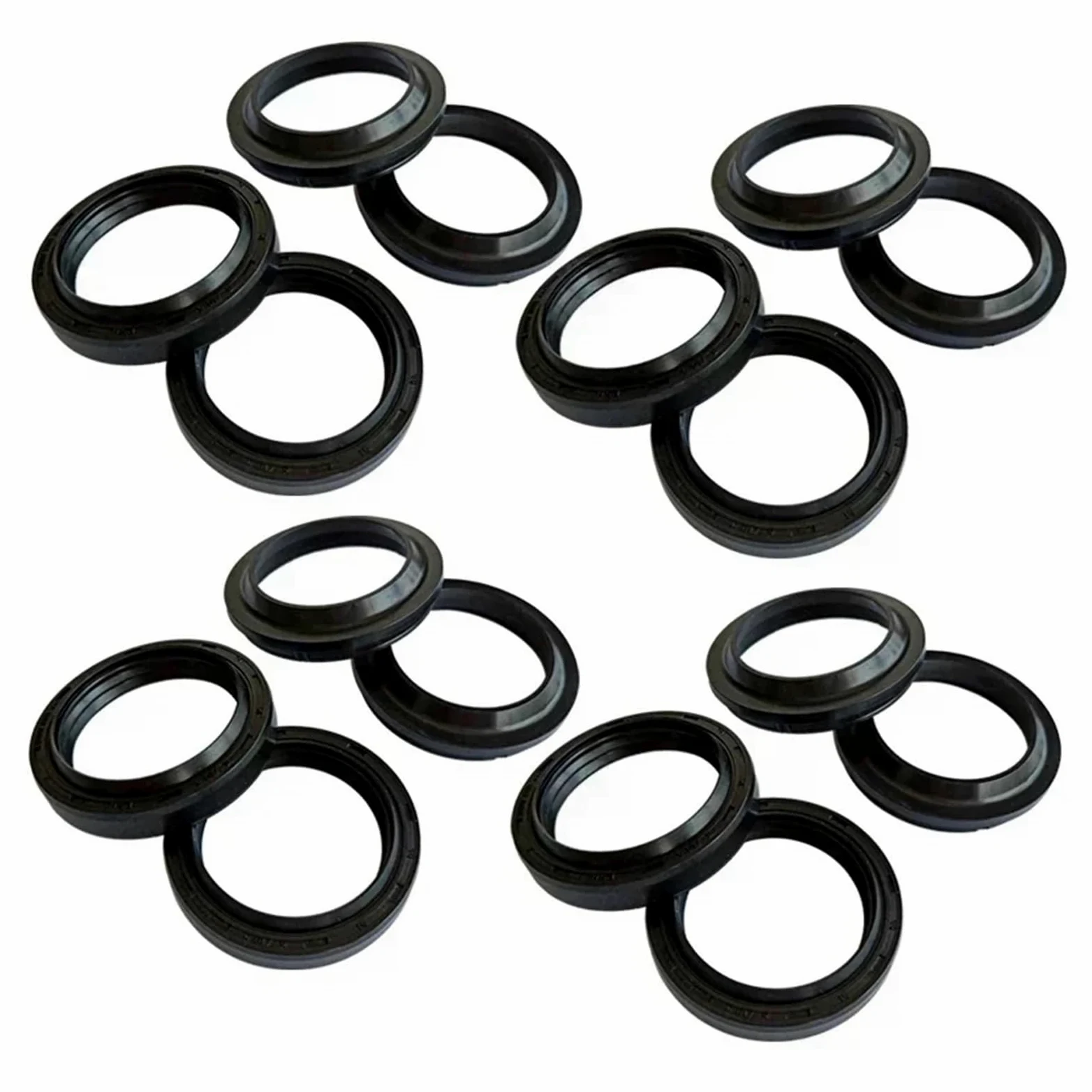 39x51x8/10.5 39 * 51 Retenedores del sello de aceite del eje del amortiguador de la horquilla delantera 39 51 Cubierta antipolvo for TECH SUSPENSION 39 PITBIKE 2013-2016 15(8pc Seal 8pc Cover)