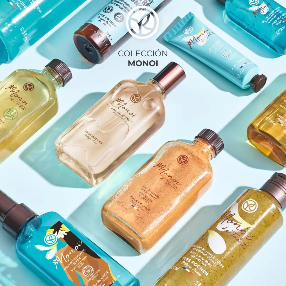 Yves Rocher Eau de Toilette VAGUE D'ÉTÉ Fragancia Exótica de Verano Aroma Fresco Perfumes de Mujer 100 ml