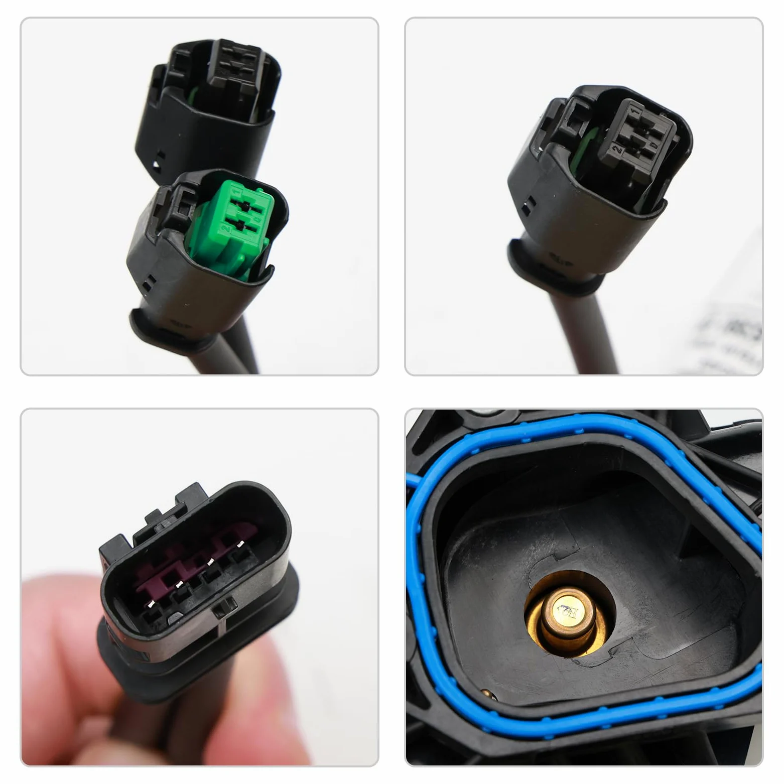 Termostato con carcasa + sensor + junta + cable para Berlingo 2, C3 2 Picasso, C3 2, C4 2, DS3; para 207, 308 I, 208 I, Partner 2, 2008 I 9808646980