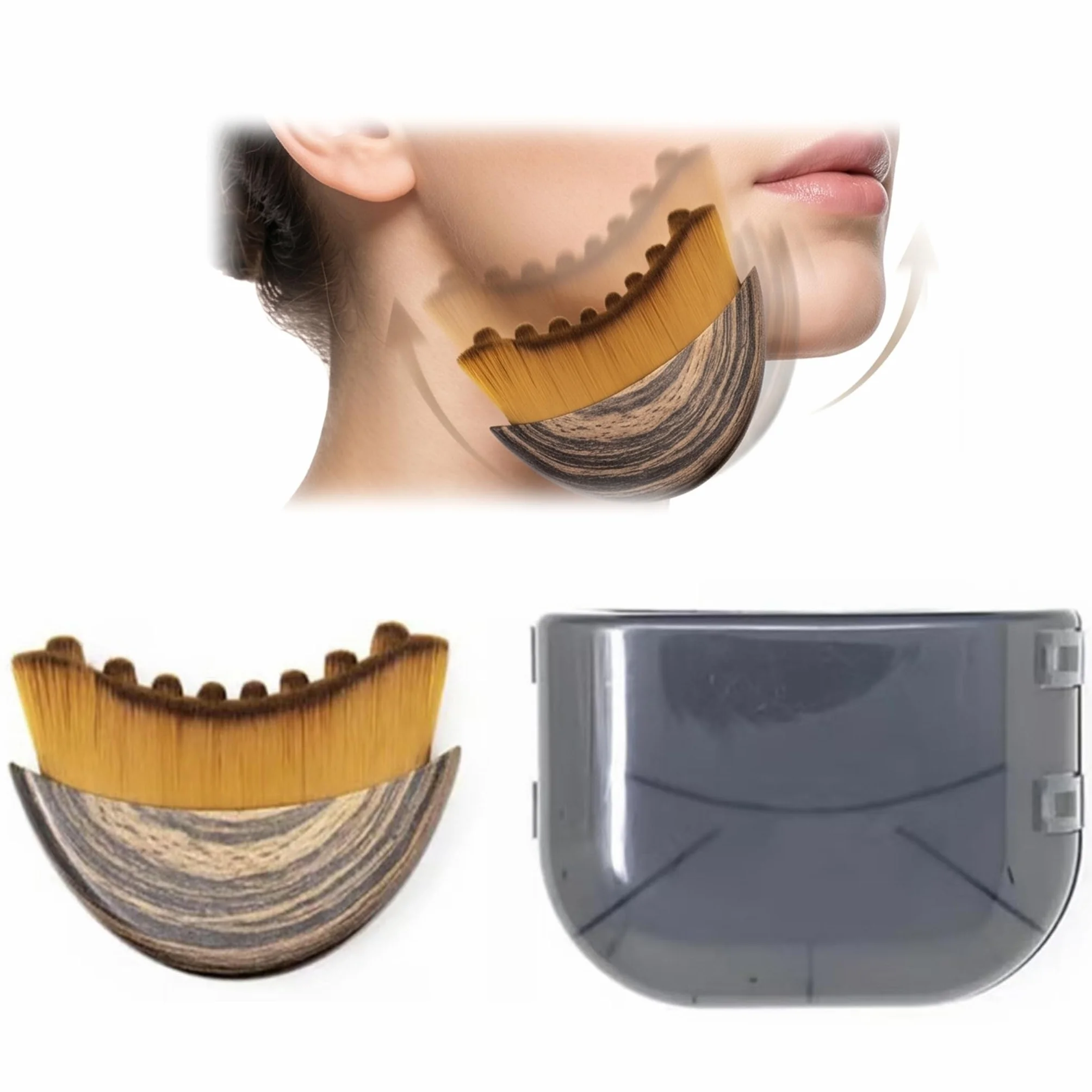 Cepillo Facial Linfático Drenaje Masajeador Contorno Exfoliación