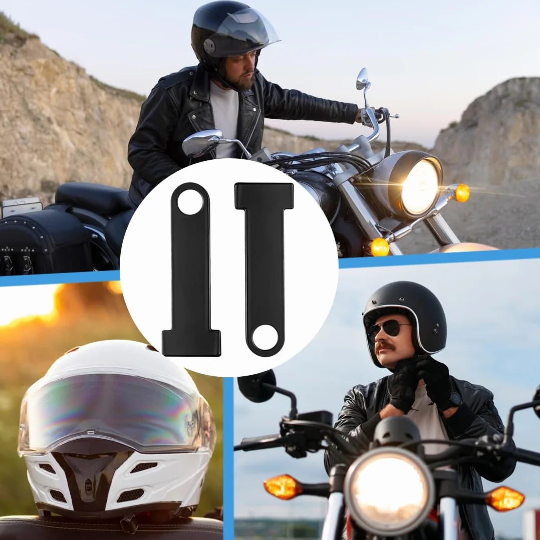GXGM Cerradura de Acero Inoxidable para Casco,Soporte Casco Moto, Cierre de Hebilla de Liberación Rápida Motocicleta Accesorio, Motorcycle Helmet Lock