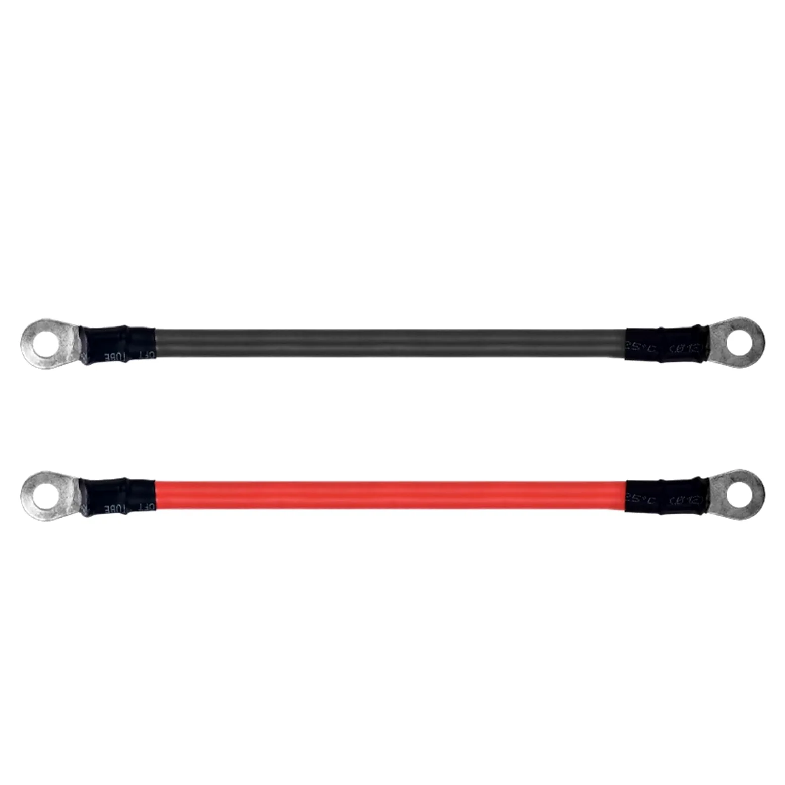 Cable de conexión del inversor de batería 8 6 4 2 AWG Cable de Arranque de Puente for batería de Coche UPS inversor M8 M6 M10 Cable de Alta Corriente(500CM_2AWG-35MM2-M8)