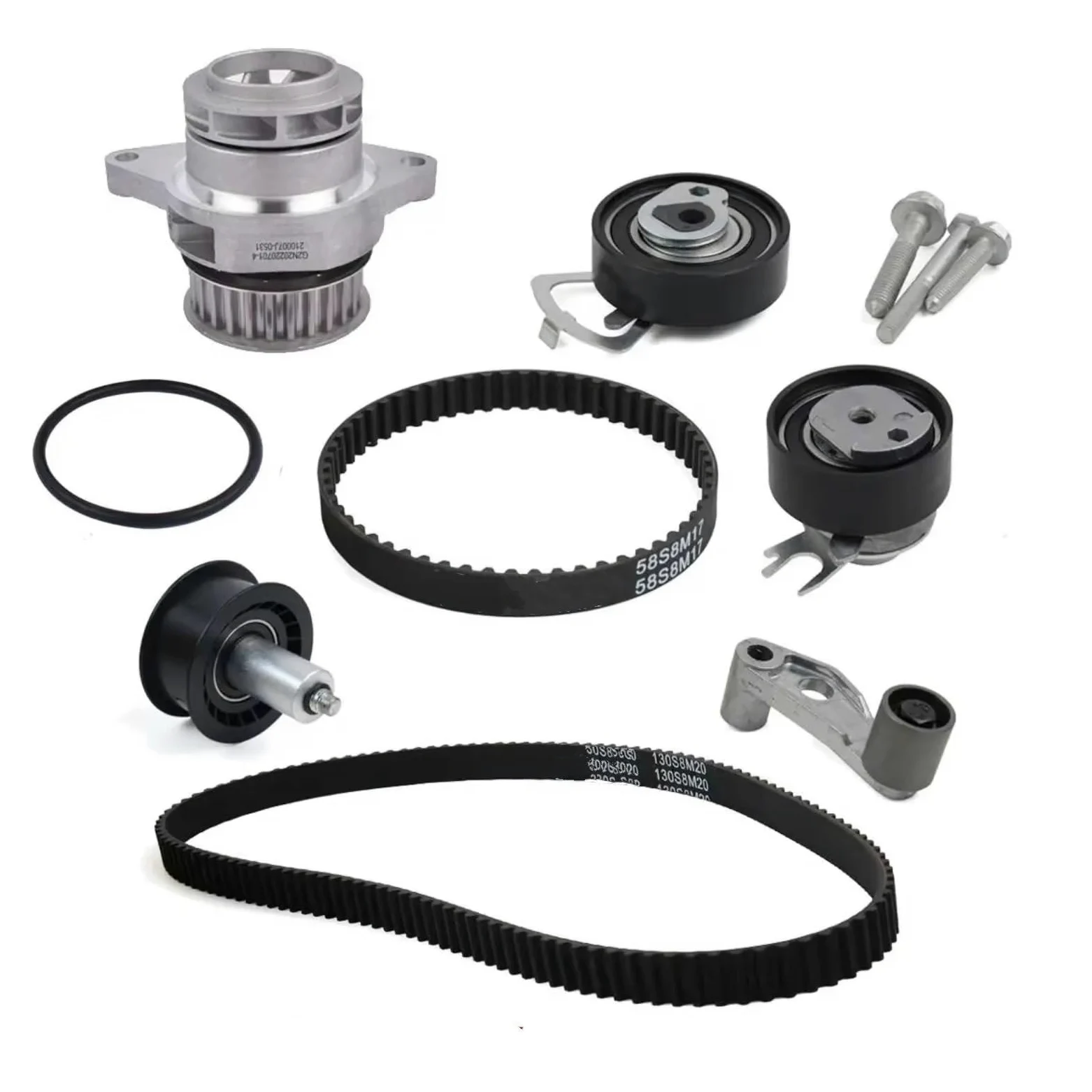 Compatible Con Seat Para Leon Para Toledo AP01 Kit Bomba Agua Correa Distribución Piezas Repuesto Accesorios Modificación 036109119AG Kit Distribución coche