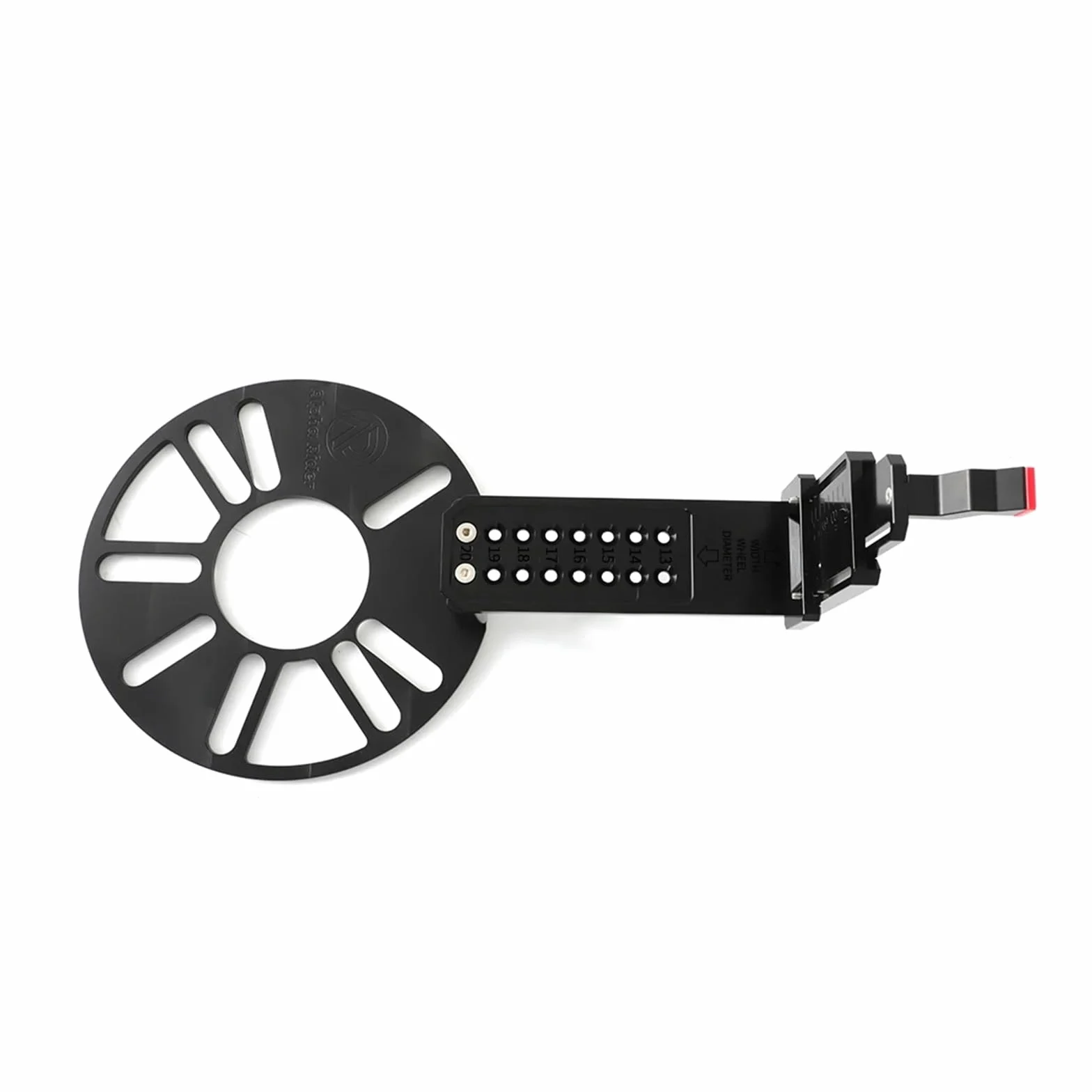 LoRier Herramienta Universal de compensación de ajuste de rueda de vehículo, medidor de medición de compensación de coche, herramienta for cubo de rueda, herramienta de medición de cubo de rueda autom