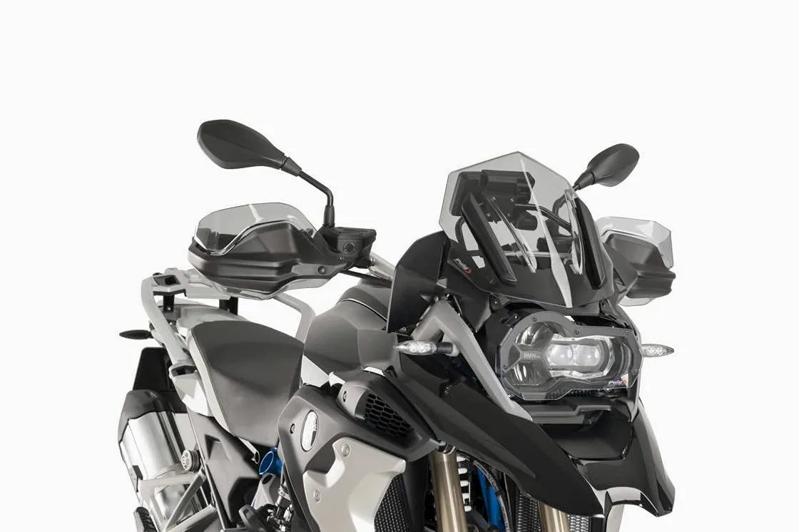Puig 6487H Cúpula Sport compacta y aerodinámica en acrílico de alto impacto con perfil redondeado y diseño deportivo que mejora protección y visibilidad, Ahumado
