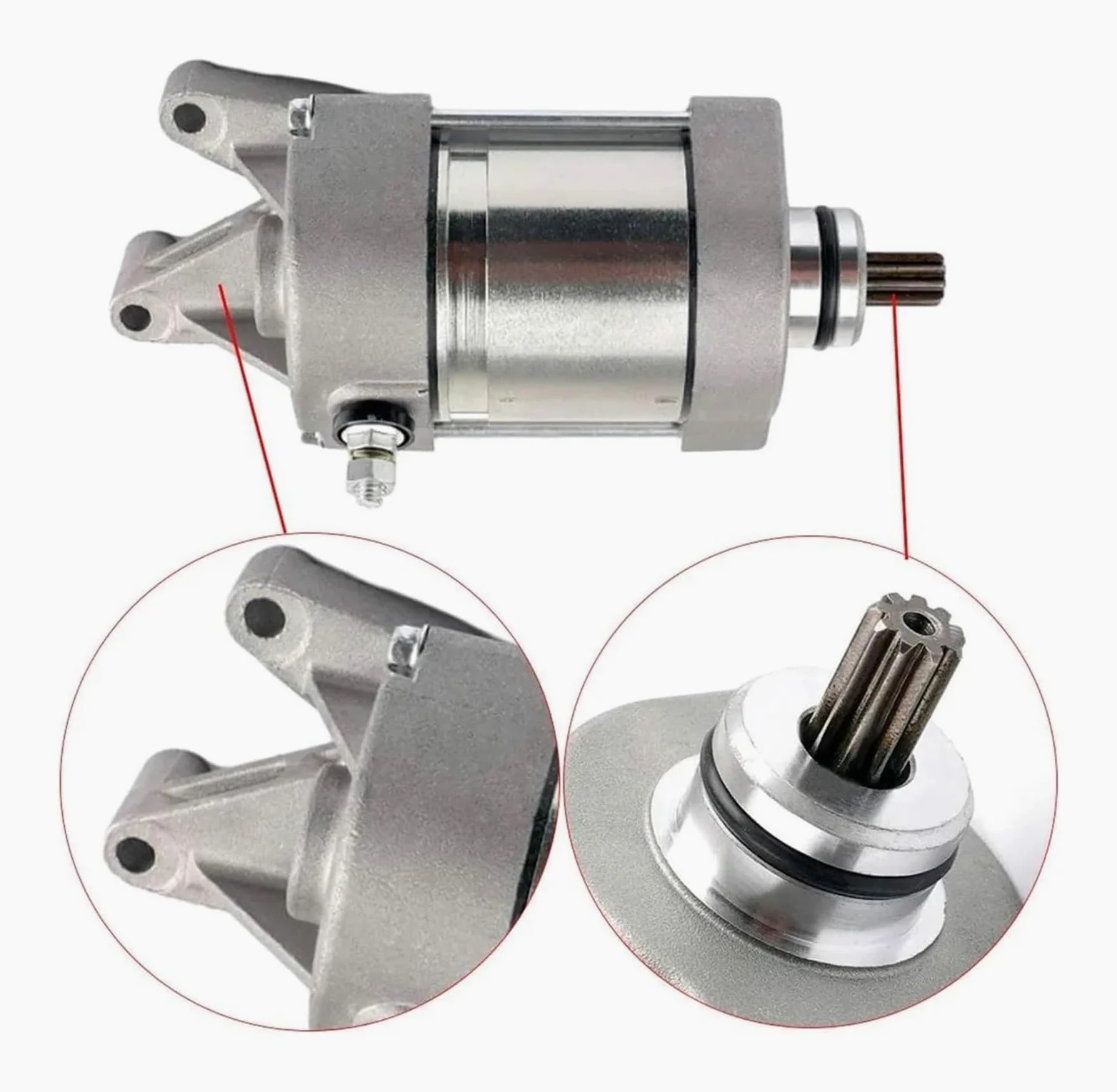 Motor Arranque Motocicleta para Y&amaha YZF R1 YZFR1 YZF-R1 2009 2010 2011 2012 2013 2014 14B-81890-00 14B8189000 Motor De Arranque