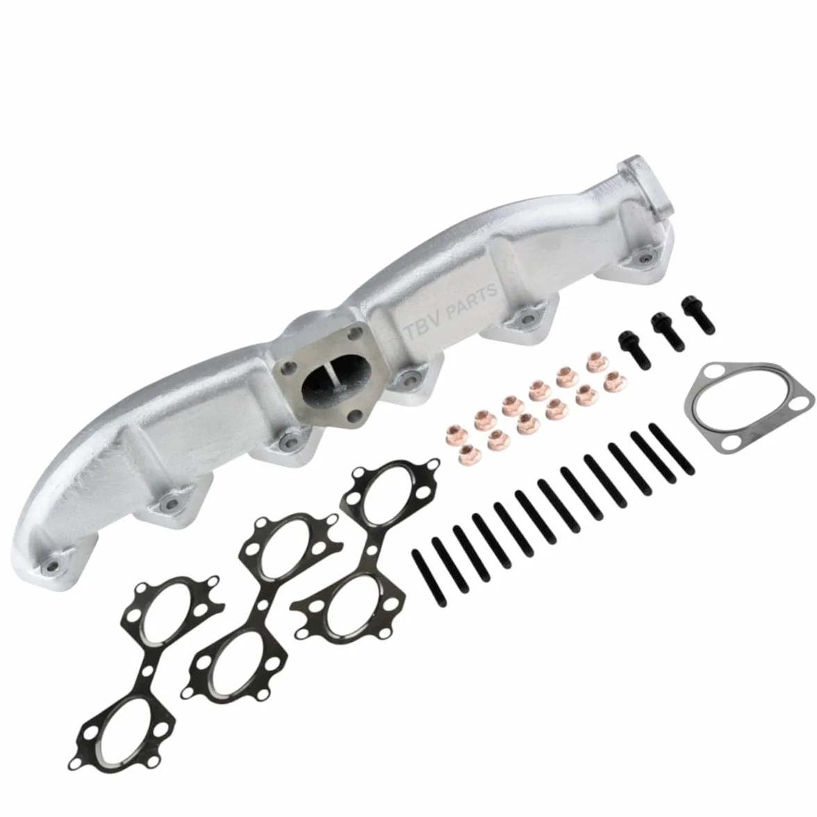 Colector De Escape 11622248166 Mas Juego De Juntas 18407788422 Hecho De Hierro Dúctil 11627788422 Compatible Para E60 E61 E65 X5 3.0d 2.5d M57 M57N 325d 330d 525d
