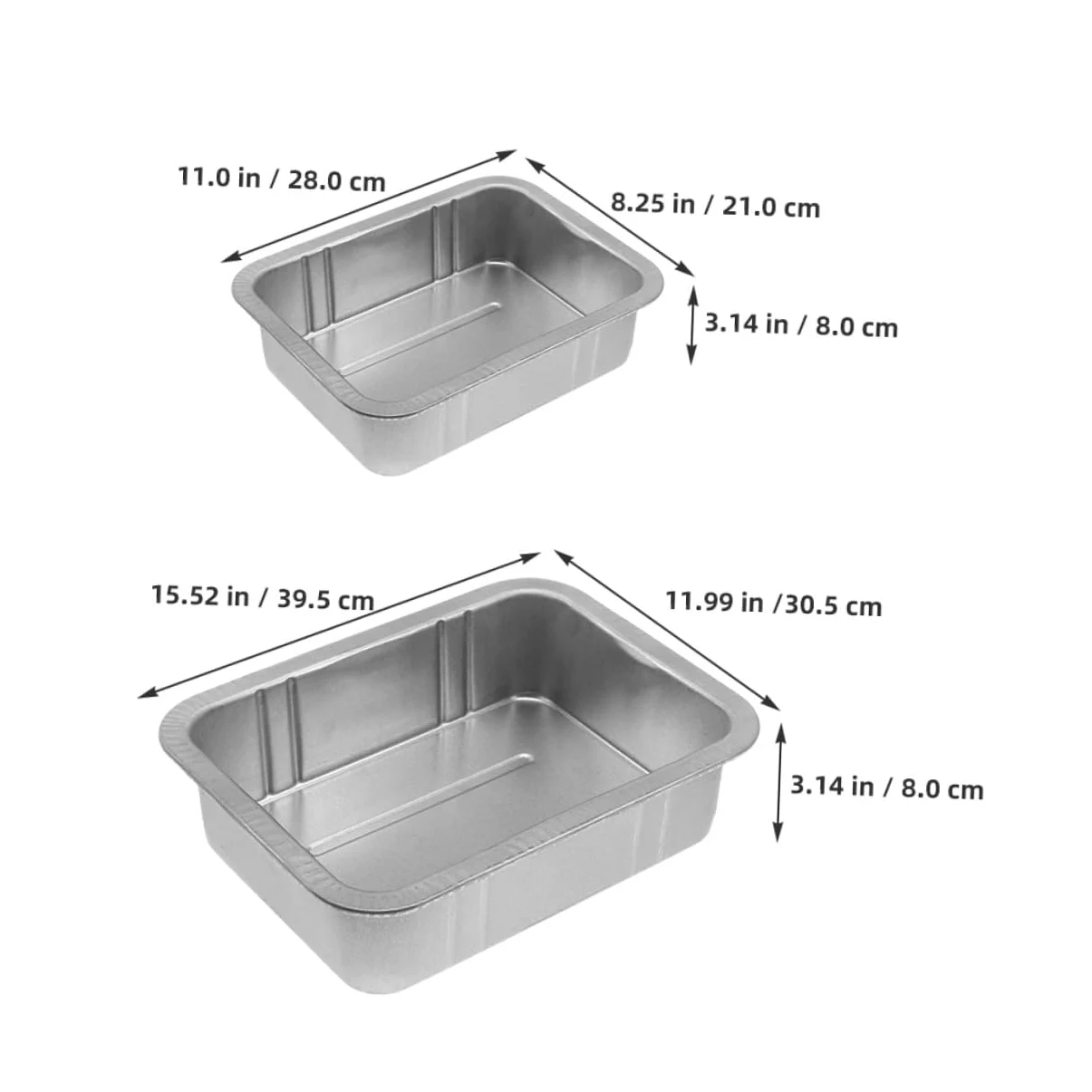 Bandeja de Goteo de Aceite Metálica Engrosada 2 Tamaños (pequeña y Grande) para Mantenimiento Automotriz, Resistente, sin Fugas, Adecuado para Reparaciones y Cambios de Aceite
