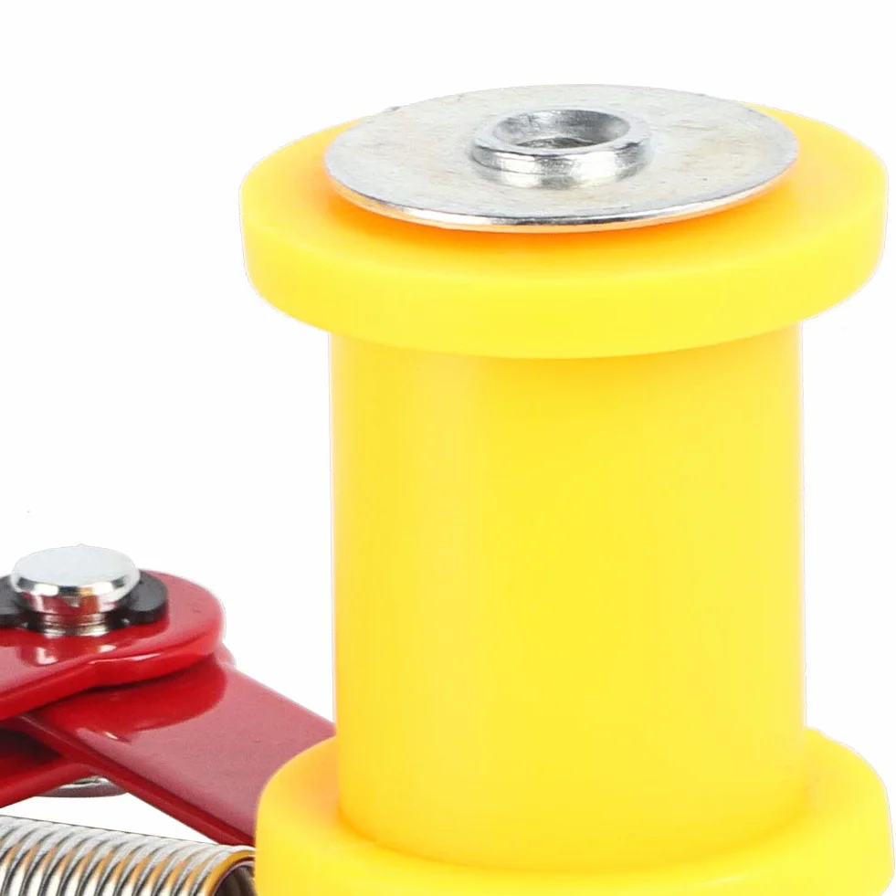 Acouto Perno de Ajuste de Cadena de Motocicleta Universal Tensor de Cadena de Motocicleta Redondo de Hierro y Plástico Negro Ajuste de Holgura de Automática de Rueda de 3,3 Cm para la Mayoría de