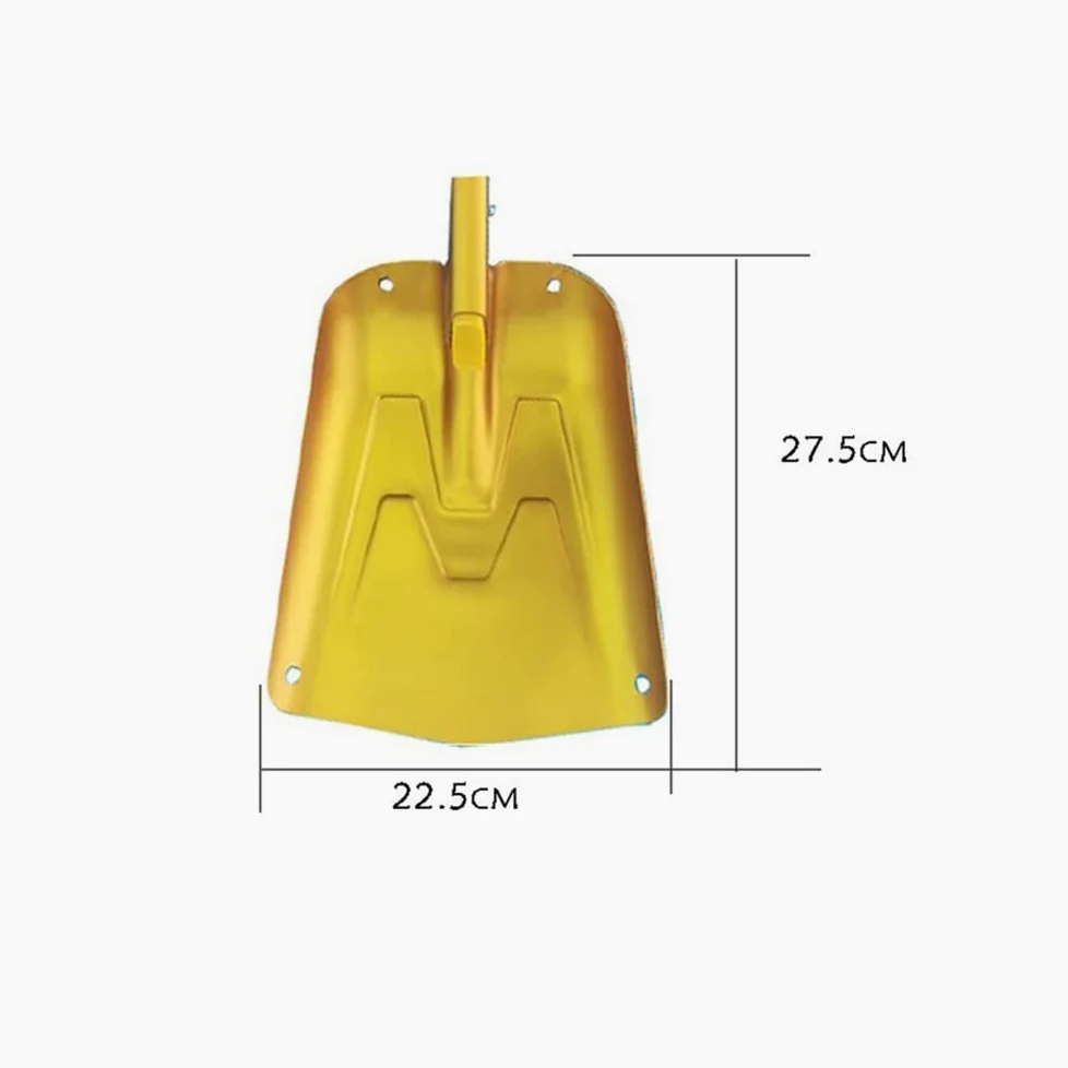 Rascador de hielo para coche Pala De Utilidad Deportiva Aluminio Portátil Para Actividades Al Aire Libre Para Acampar En Coche Pala Nieve Plegable Removedor De Nieve De Invierno Rascadores de hielo pa