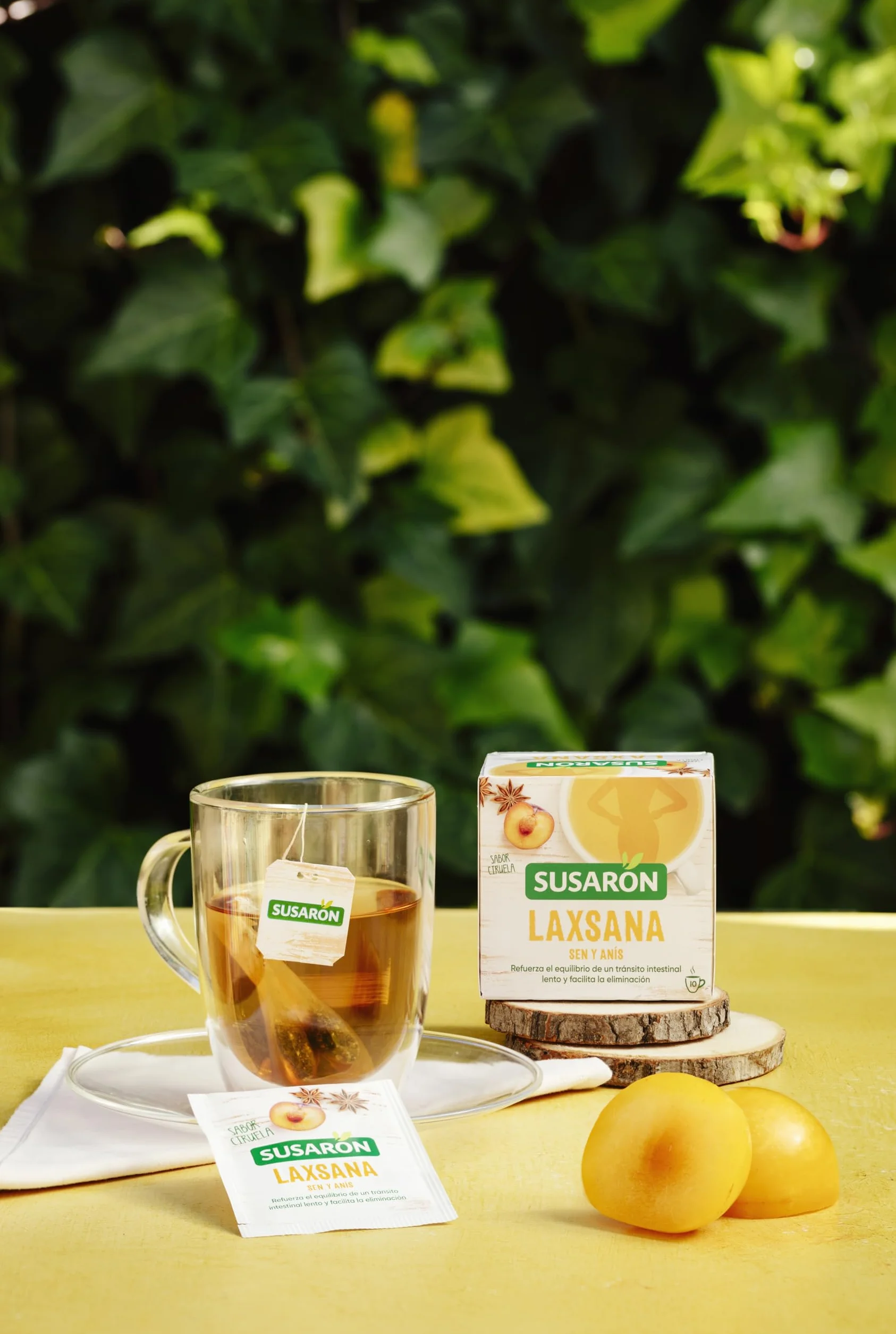 Susarón Infusión Laxsana Sen y Anís Sabor Ciruela Caja 10 bolsitas