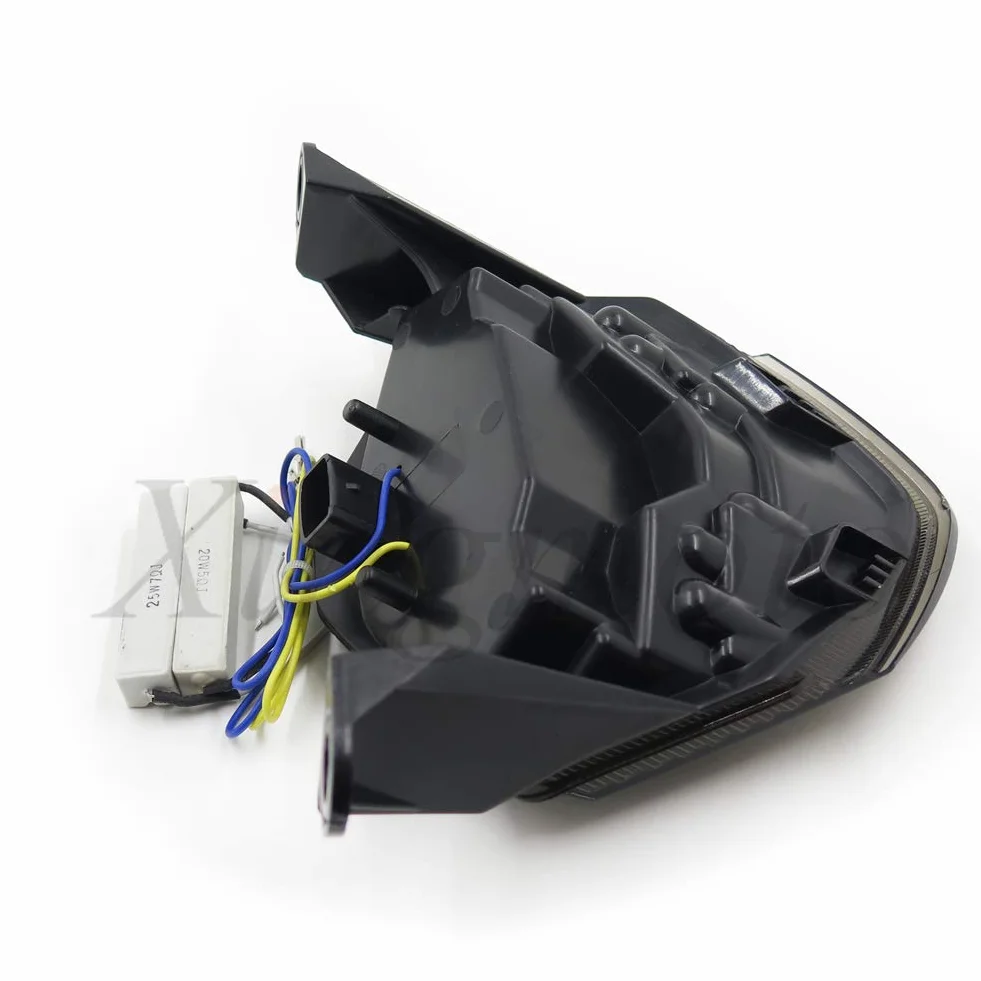Luz Trasera de Freno LED ahumada para Motocicleta con Indicadores de señal de Giro Integrados compatibles con Kawasaki 07-12 Z750/07-08 Z1000/08-10 ZX-10R ZX1000/09-12 ZX-6R ZX600
