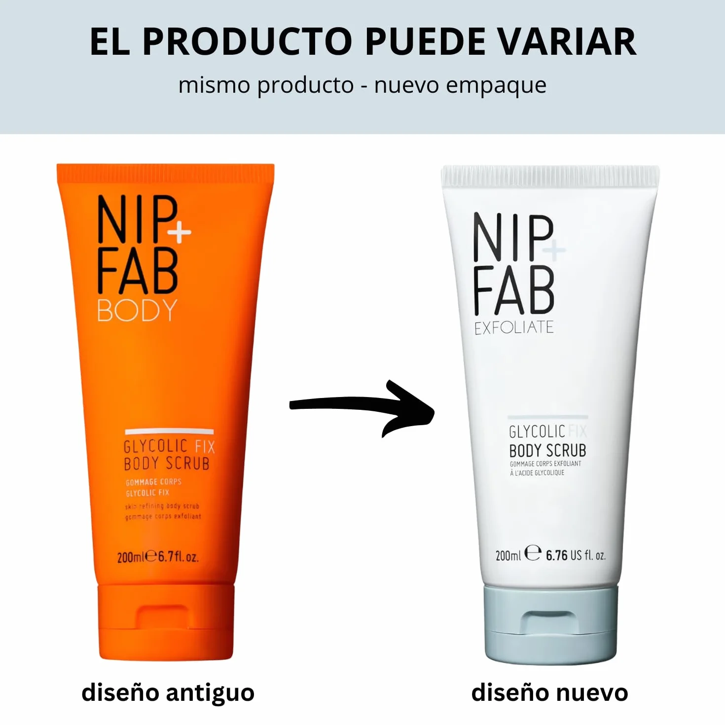 Nip+Fab Glycolic Fix Exfoliante corporal, 200 ml