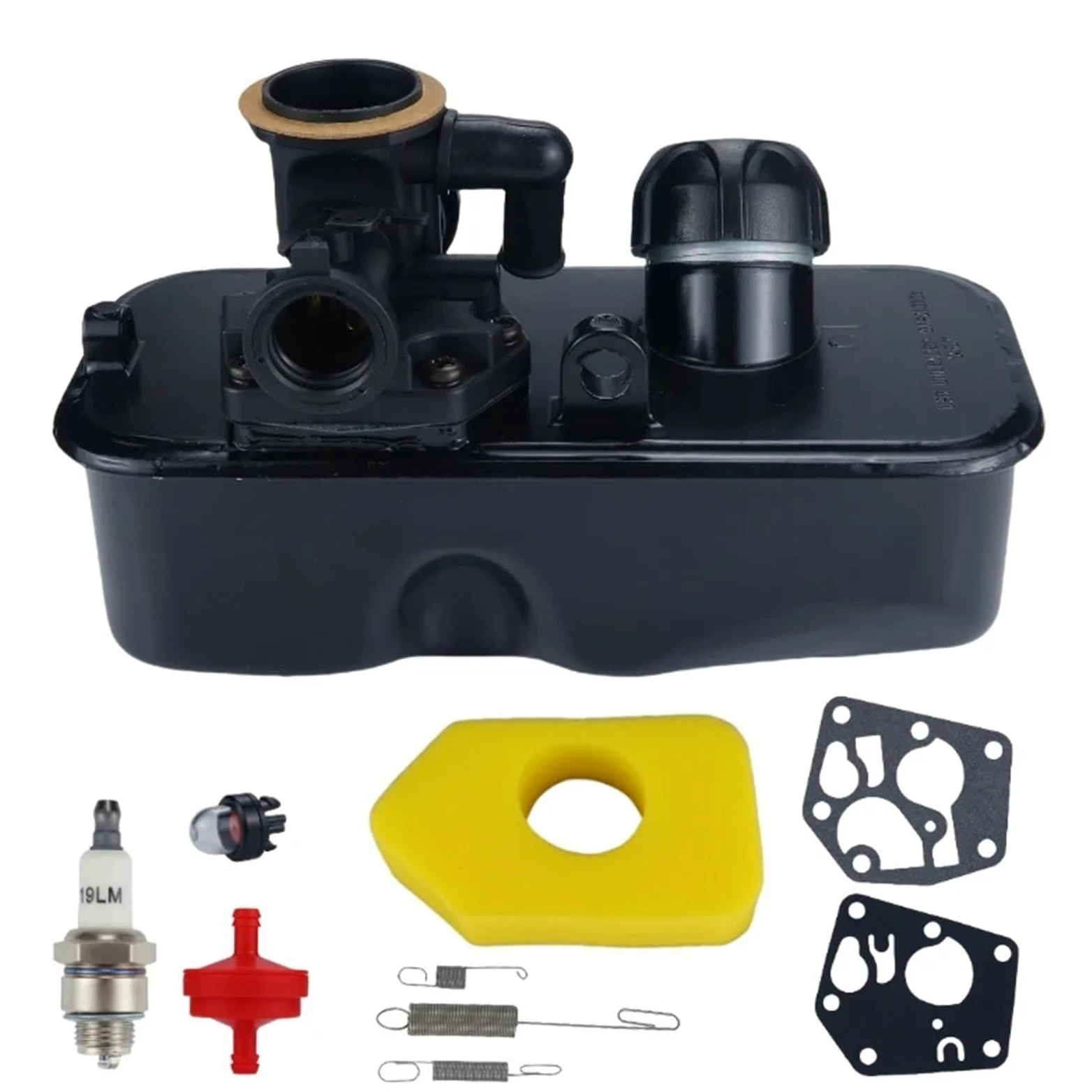 Carburador de motocicleta 795477 Compatible con Briggs Compatible Stratton 499809 494406 498809 A 795469 794147 699660 Kit de gas para carburador tractor cortacésped