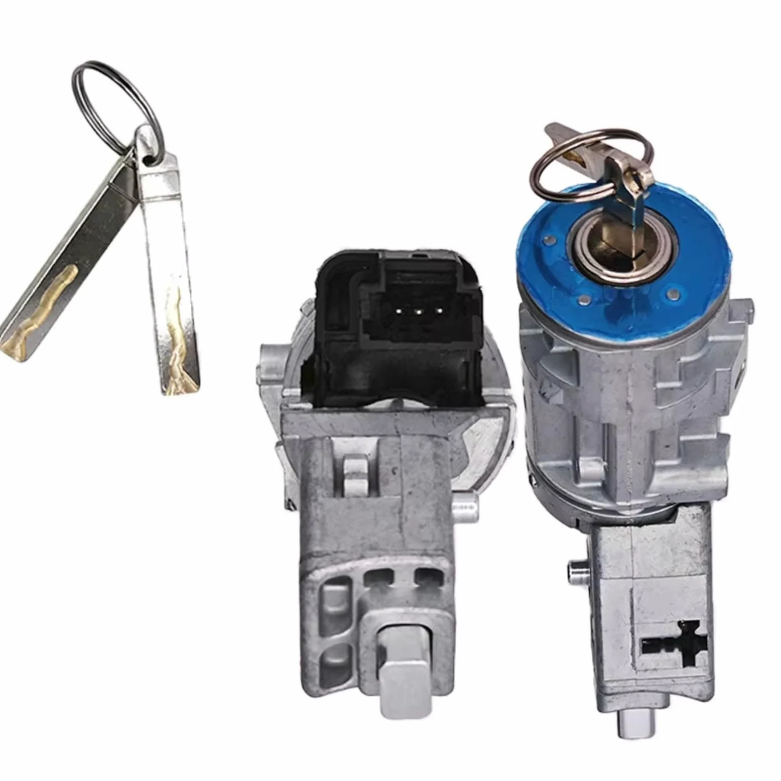 Cilindro contacto con llaves Cilindro Cerradura Puerta Automóvil Compatible Con CITROEN Para C4 2004 2005 2006 2008-2016 7B1K16C 4162PT Interruptor Bloqueo Arranque Encendido Con 2 Llaves
