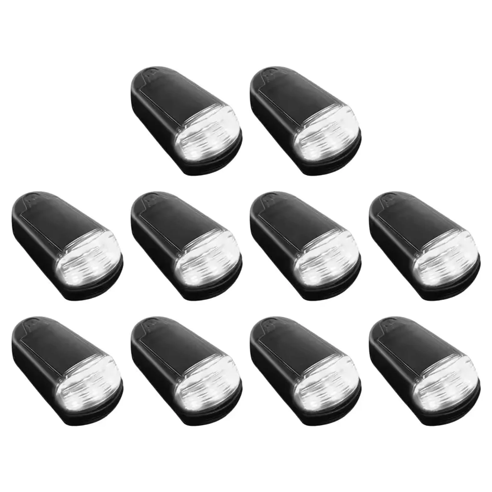Luz Solar para Cabina Luces Solares For Cabina, Marcador De Techo De Cabina, 16 LED, F150, Uso Apto para Dodge RAM, Lámpara For Camioneta, Luz De Techo For Coche(10pcs White Light)
