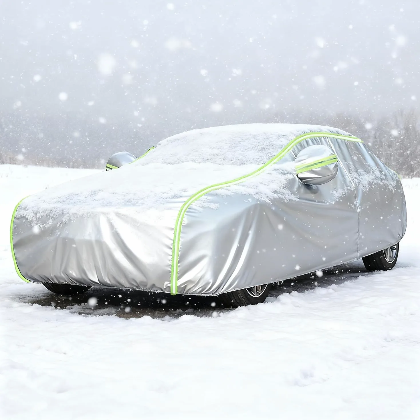 Funda Coche Exterior para Jaguar XK/XK8/XKR (X100/X150) Funda de Coche Exterior Tejido Oxford Impermeable y Resistente a la Nieve, con Correas a Prueba de Viento