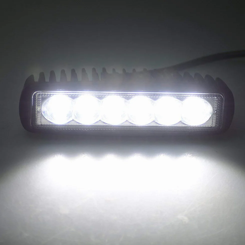 Willpower Led Tractor Faros de Trabajo 12V 24V IP67 Impermeable 6000K 15cm 18W