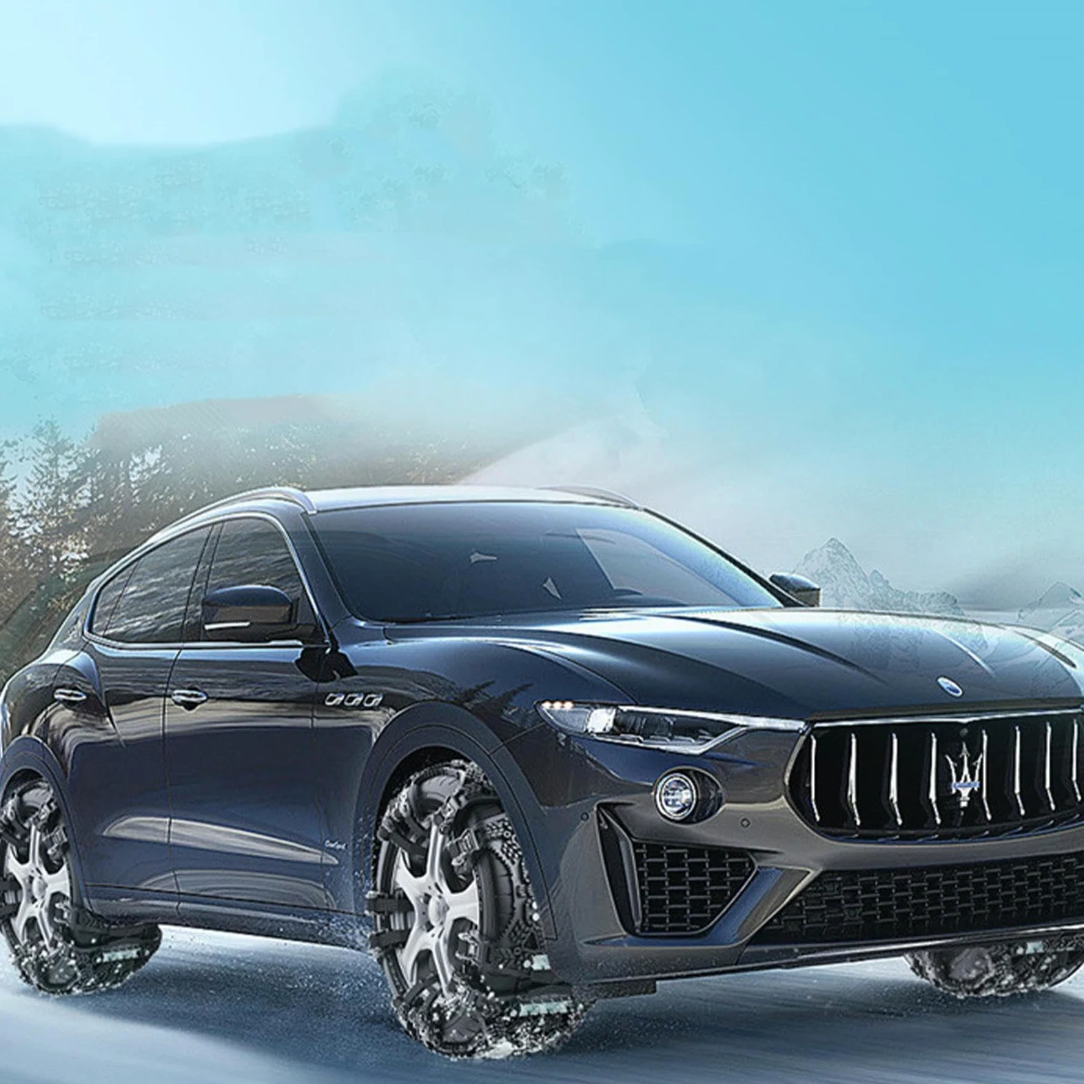 Cadenas de nieve para coche, cadenas de nieve antideslizantes para aplastamiento de hielo para neumáticos y suciedad | aplastamiento de hielo para neumáticos y suciedad