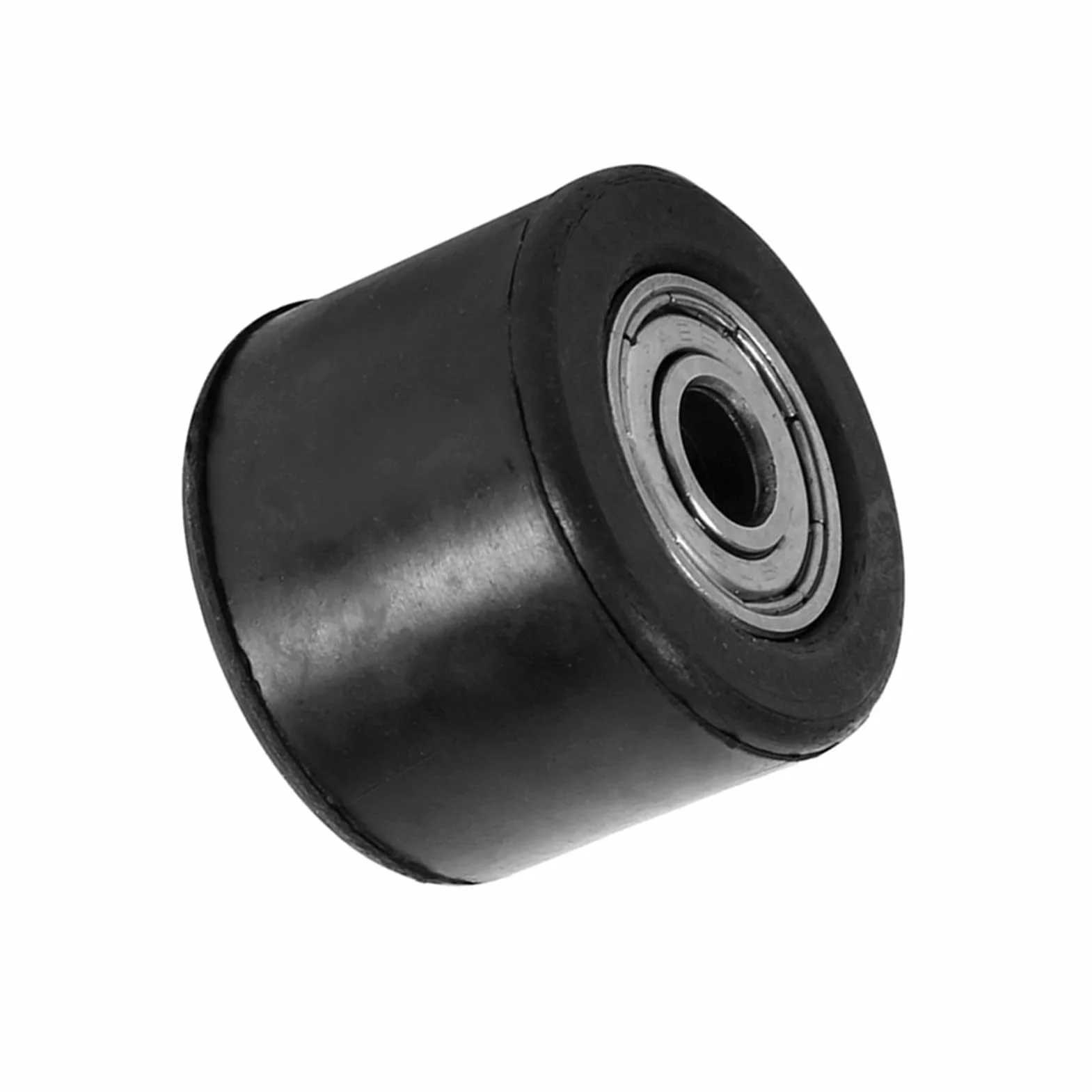 Guía del Tensor del Rodillo de Cadena,8mm Guía de Rueda de Polea Tensora de Rodillo de Cadena de Caucho Hierro,para Motocicleta Mini Bicicleta ATV