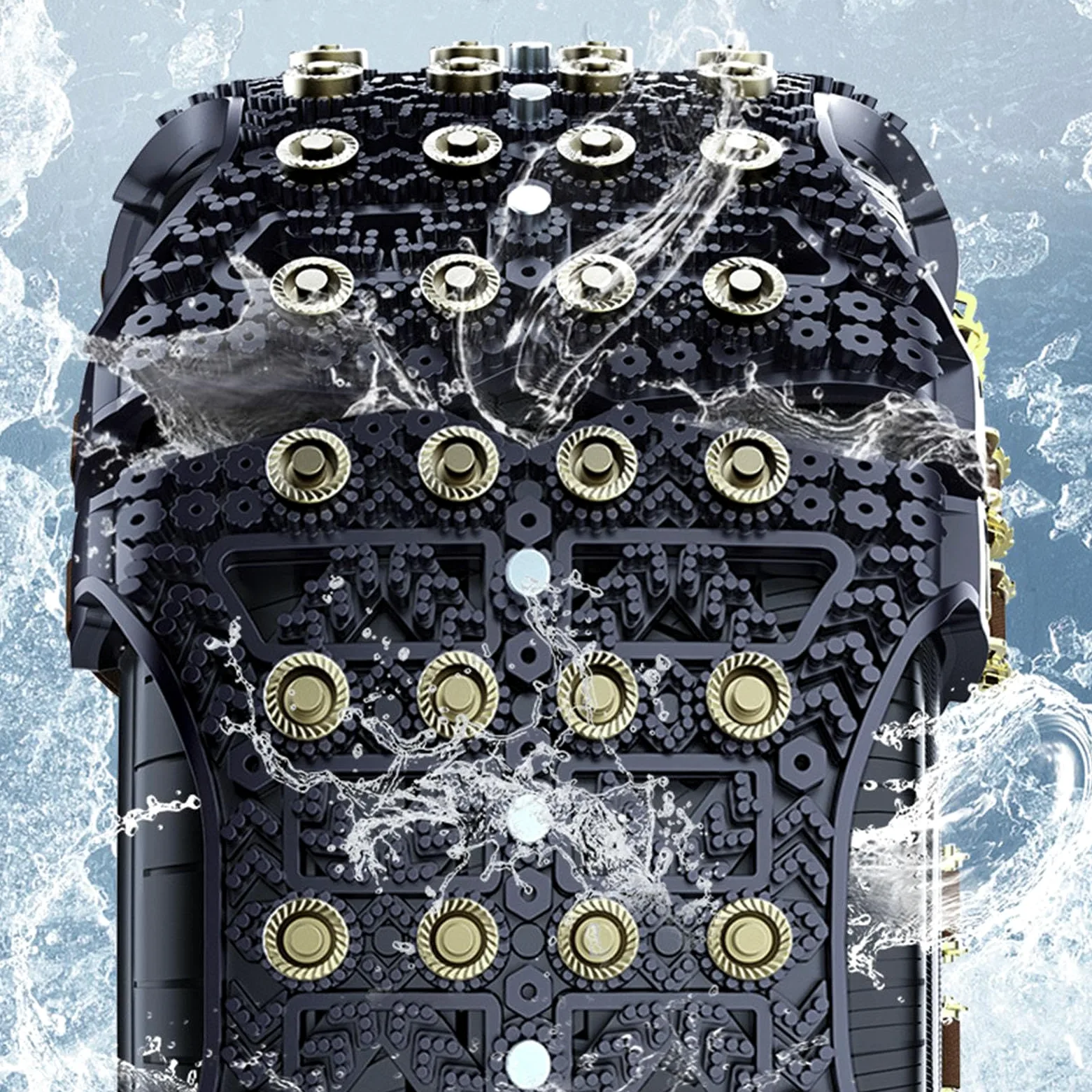Cadena antideslizante para neumáticos, 6 cadenas de nieve para coche | herramientas universales de cadena de nieve, cadenas de neumáticos de camión, cadenas flexibles para neumáticos de nieve, bar