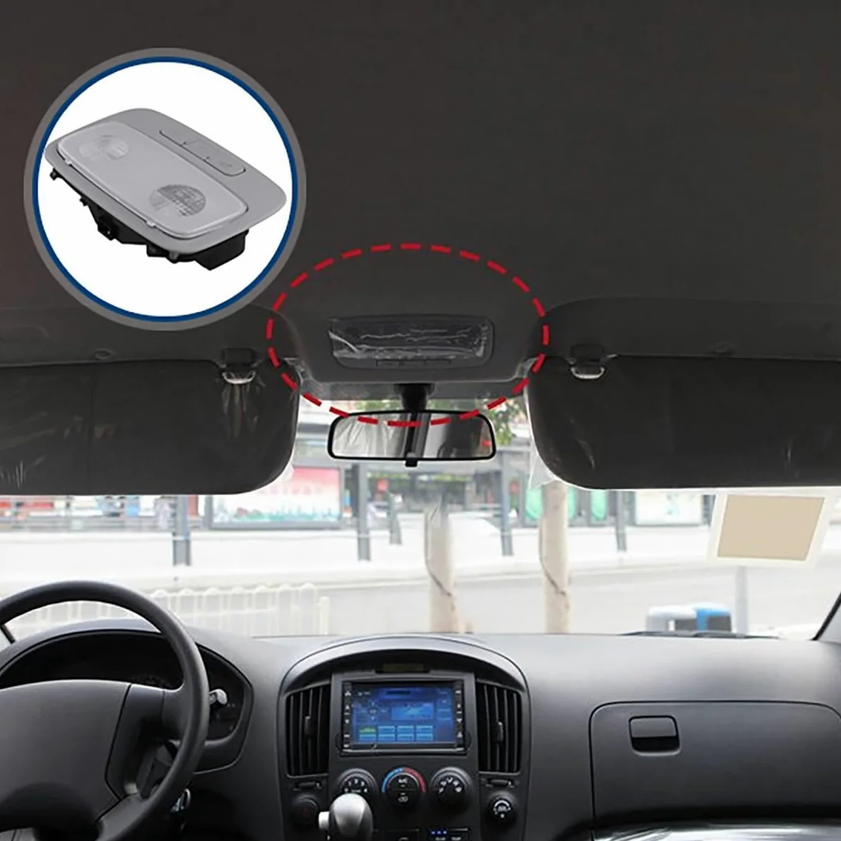 928704H100TX 92870-4H100TX Luces De Lectura Del Techo ASSY Lámpara De Techo De La Consola Para Hyundai I800 IMax H1 Para Starex 2007-2015