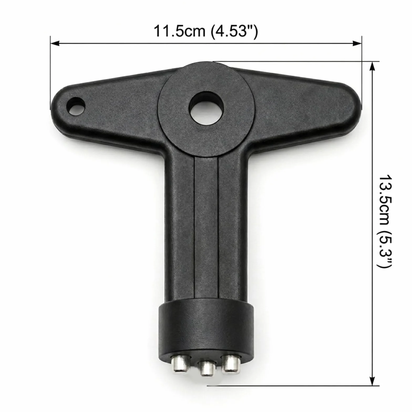 Twowinds - Llave Tapacubos Antirrobo 7700422600 Compatible con Renault Clio, Espace 4, Kangoo, Megane; Opel Astra, Corsa, Vectra - Llave de Extracción de Tornillos de Seguridad M8