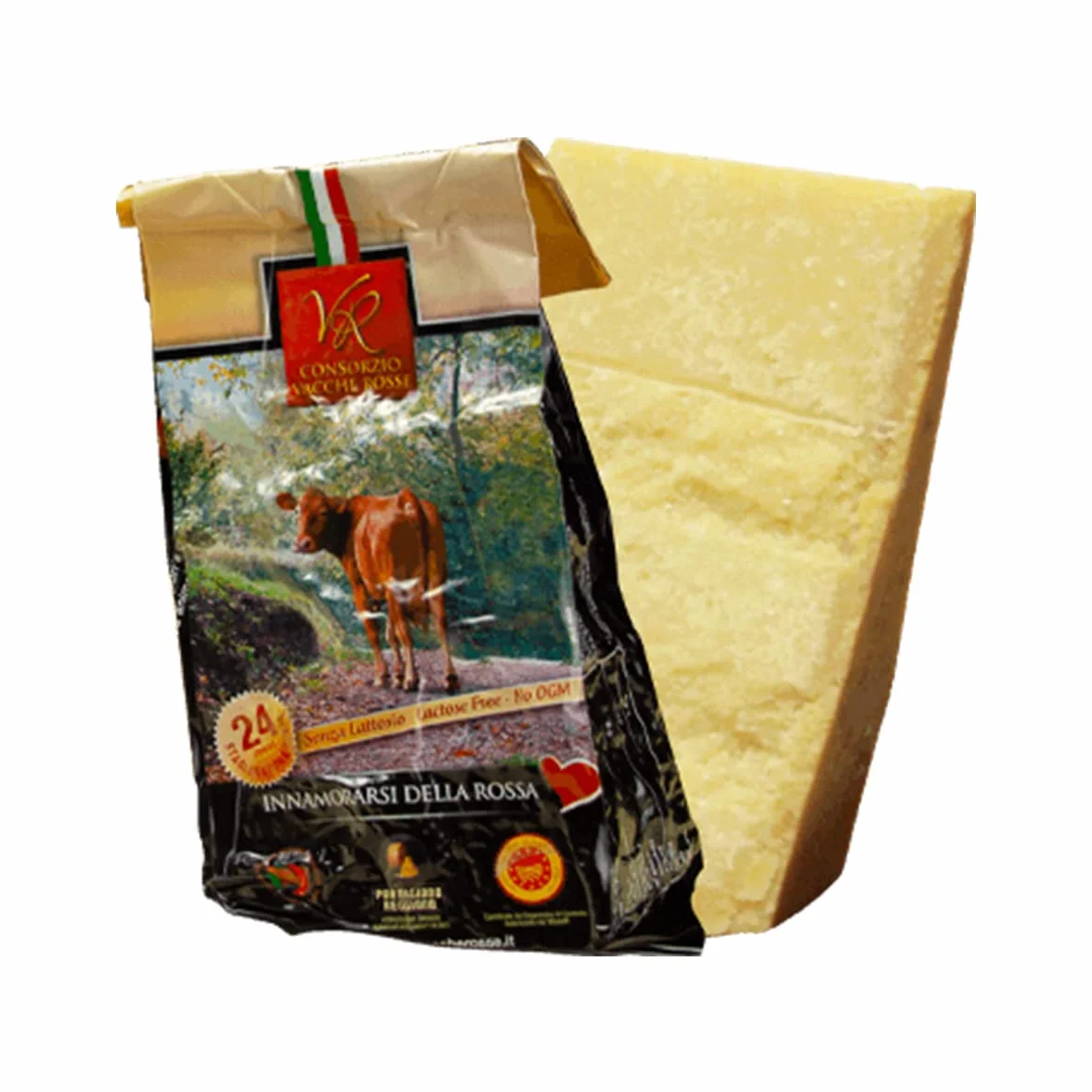 Parmigiano Reggiano DOP Vacche Rosse 24 Mesi 1 kg EcoFresco