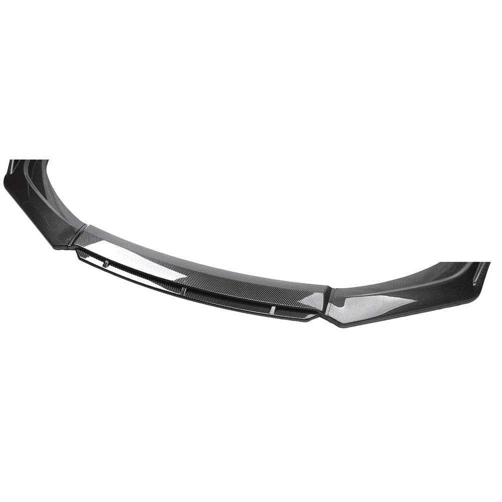 Coche Alerón Delantero para Hyundai I20 2000-2024 2025, Alerón Delantero Labio Hoja Divisoria Lip Exteriores Accesorios Fibra de Carbono(Black)