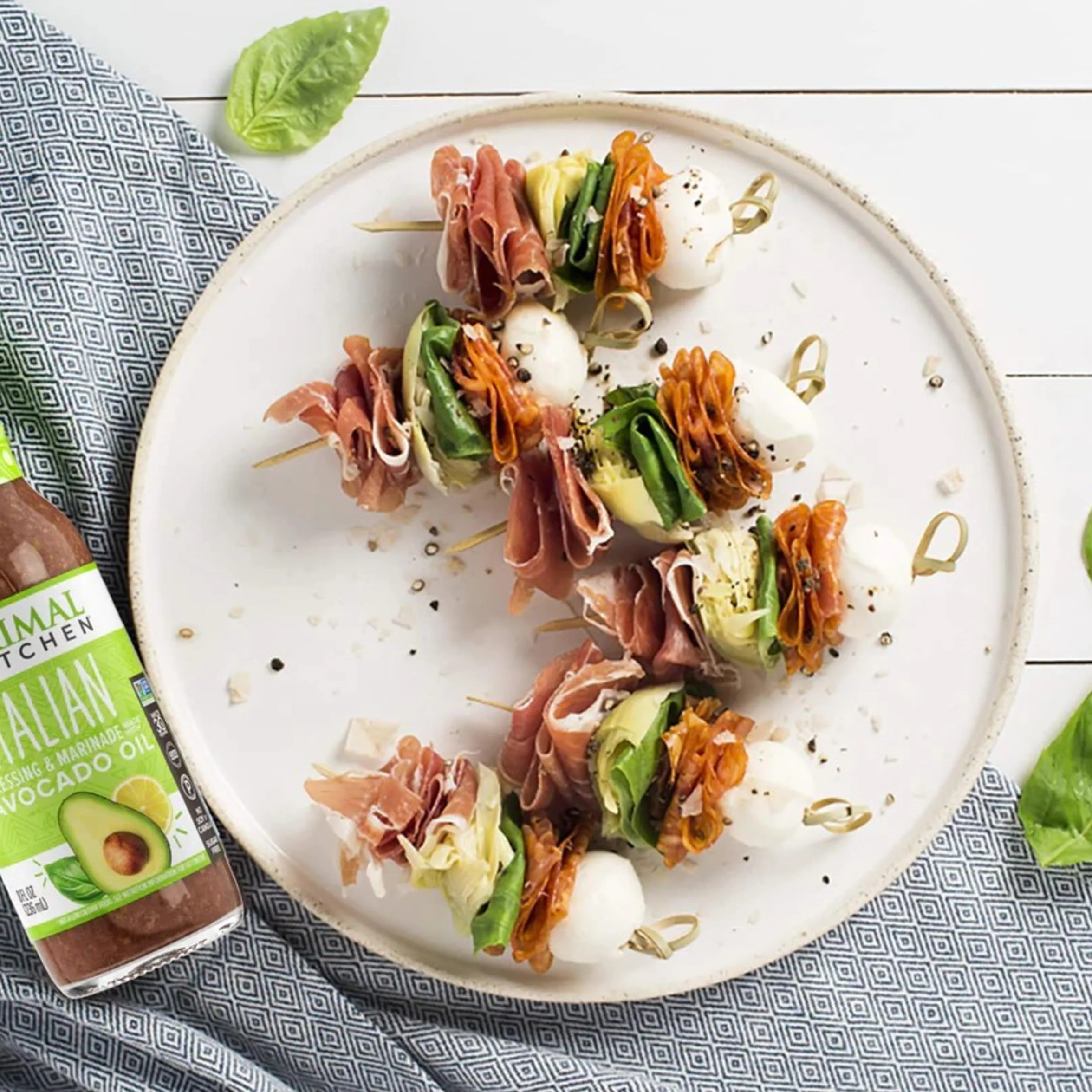 Primal Kitchen Vinagreta y Marinada de Aceite de Aguacate Sin Gluten Italiana 8 fl oz