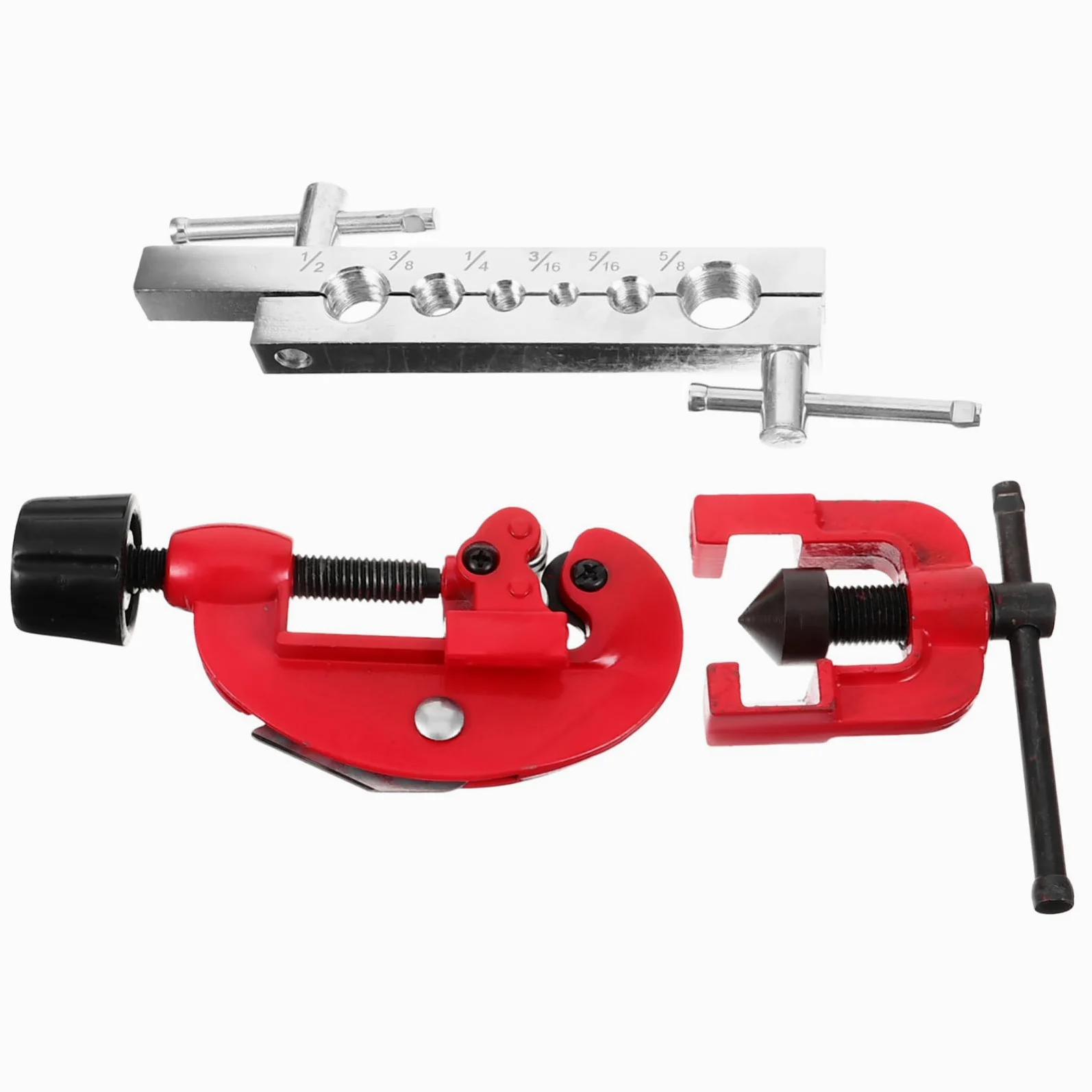PartyKindom 2juegos Herramienta Abocardadora De Tubos De Cobre Multifuncional Para Refrigeración Kit Para Proyectos De Aire Acondicionado y Petroquímica Aleado