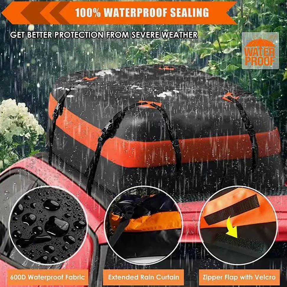 Bolsa de Techo de Coche, para VW Golf 6 GTI Golf 7 Golf 7 GTI Cofre de Techo Flexible Saco de Carga Impermeable Portaequipajes Viaje Bolsa Organizador