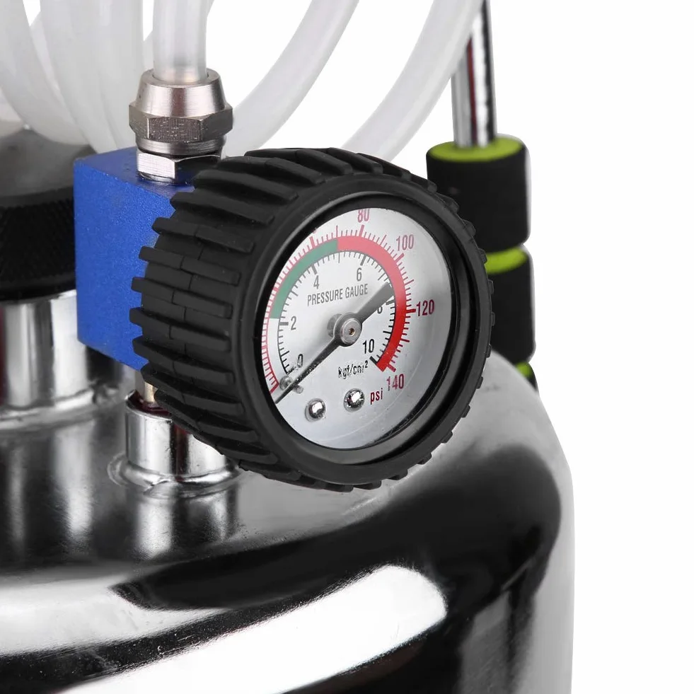 Dispositivo de purga de frenos para coche, dispositivo de purga de frenos, comprobador de líquido de frenos con depósito de aspiración de 1 L para coche y motocicleta
