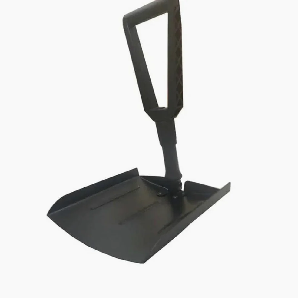 Rascador de hielo para coche Pala De Nieve De Emergencia Para Coche, Pala De Nieve Plegable Aluminio, Pala Utilitaria Deportiva Ligera Con Bolsa Para Coche Camping Al Aire Libre Rascadores de hielo pa
