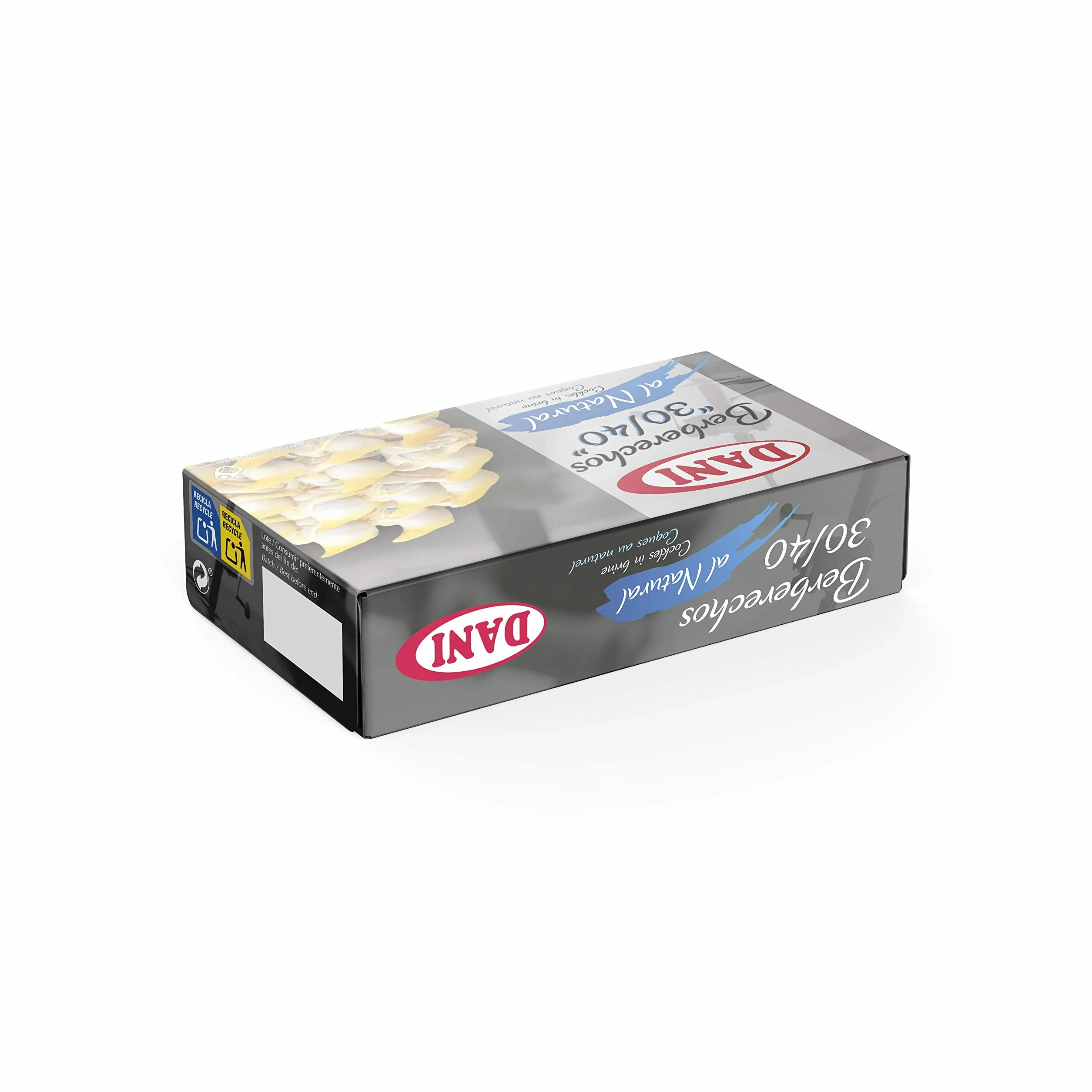 Dani Berberechos 30/40 al Natural Grandes Pack 4 x 111 gr
