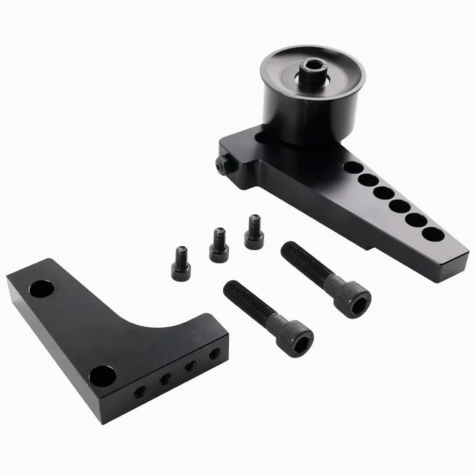 Tensor Correa Polea Tensora Kit Tensor De Correa De Distribución Manual Ajustable Para Civic B16 B18 B20 B Para Serie Dohc(Plata)
