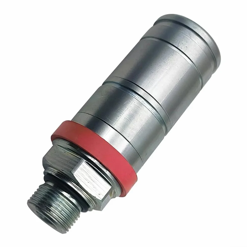 Acoplamiento rápido hidráulico hembra 1/2 pulgada M22x1.5 acero compatible tractores 6400 6410 6420 Massey Ferguson