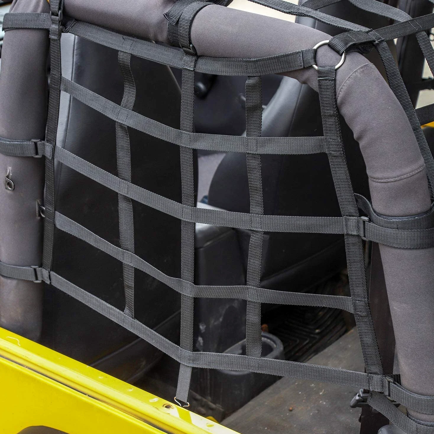 Red de Malla para Techo de Carga, Red de sujeción Protectora para Carga, Red de Maletero para Jeep Wrangler TJ 2 Puertas 1997-2006