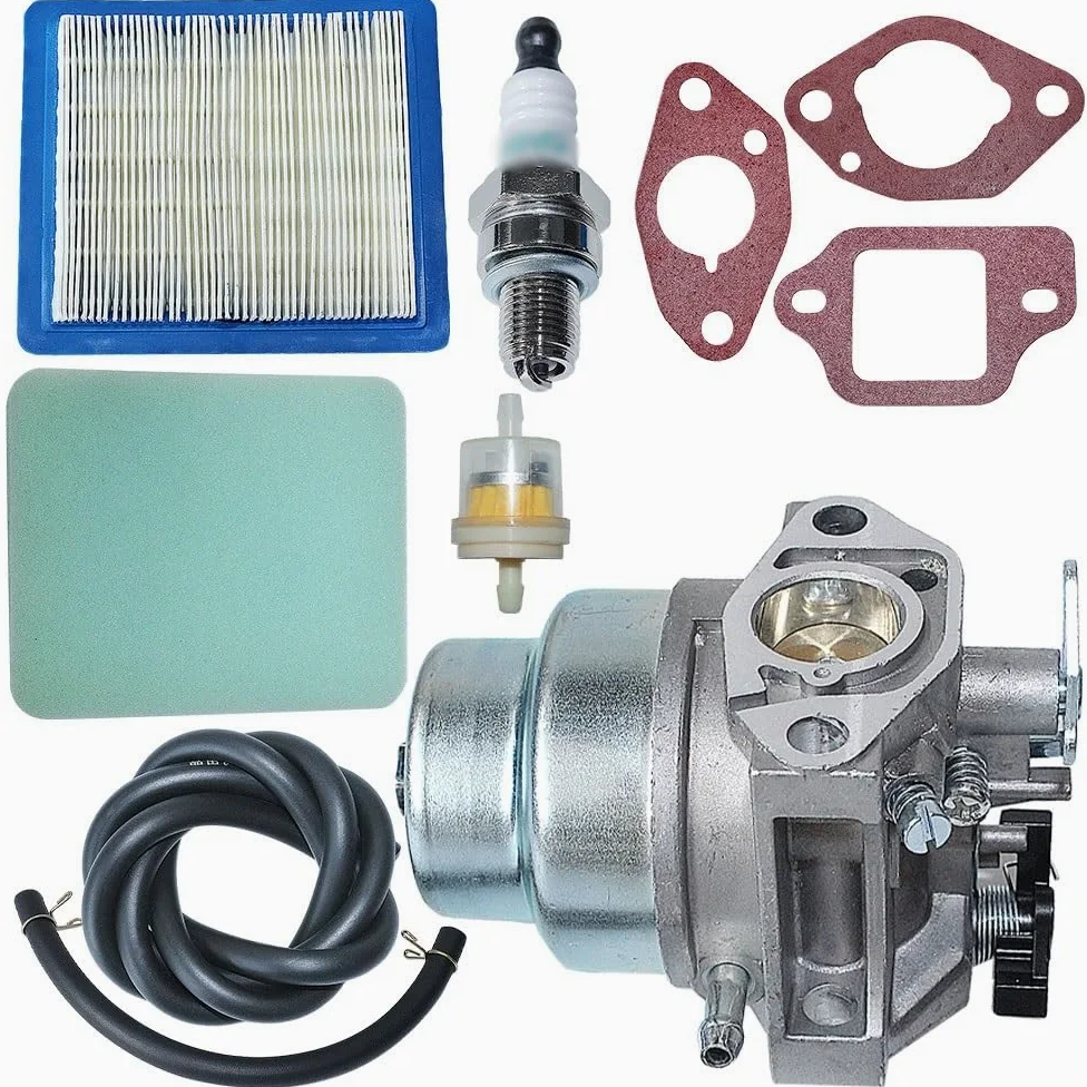 Junta De Carburador para GCV135 para GCV160, Filtro De Combustible Y Aire, Tubo Flexible, Bujía, Motor De Cortacésped Carburador