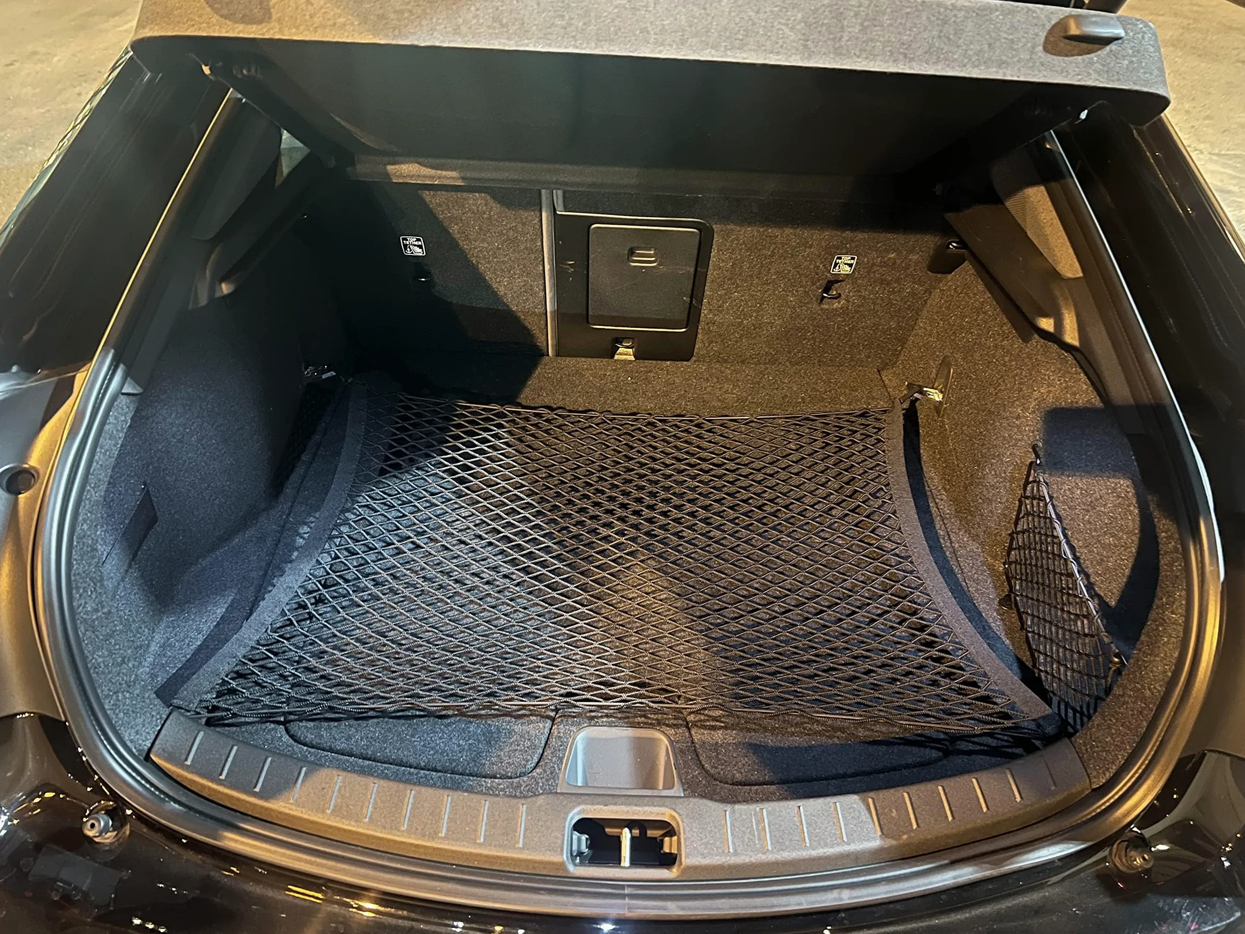 Floor Style Automotive - Red de Carga de Malla elástica para Polestar 2 2021-2024, Organizador y Almacenamiento de Maletero Premium, Red de Equipaje para Crossover, el Mejor Organizador de Coche para