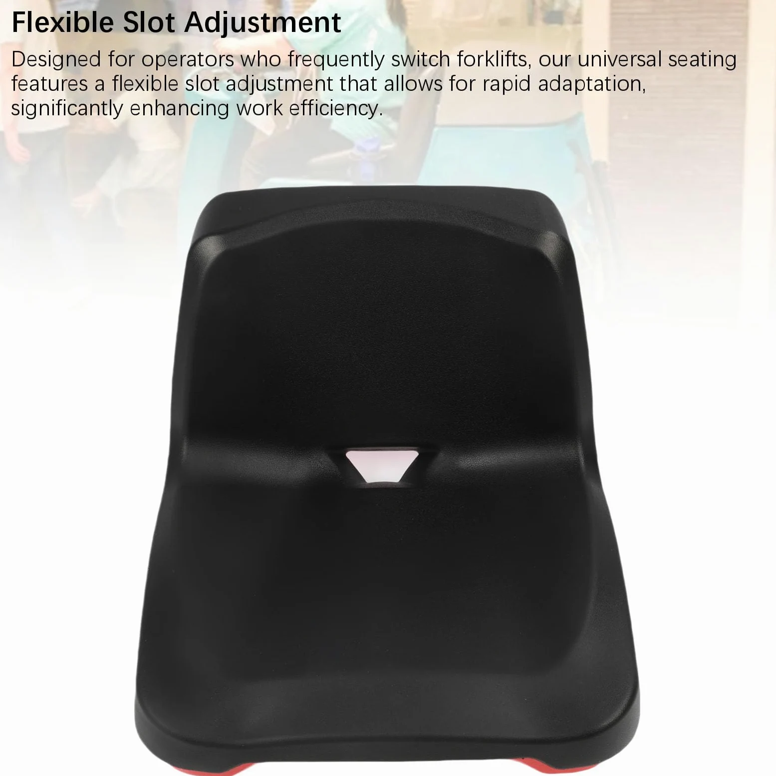 Asiento Universal para Cortacésped de Tractor, 18.31 X 18.5 X 12.6 Pulgadas, Repuesto de Asiento con Respaldo Alto de Cuero de PVC para Cortacésped de Montacargas, Excavadora, Acolchado de