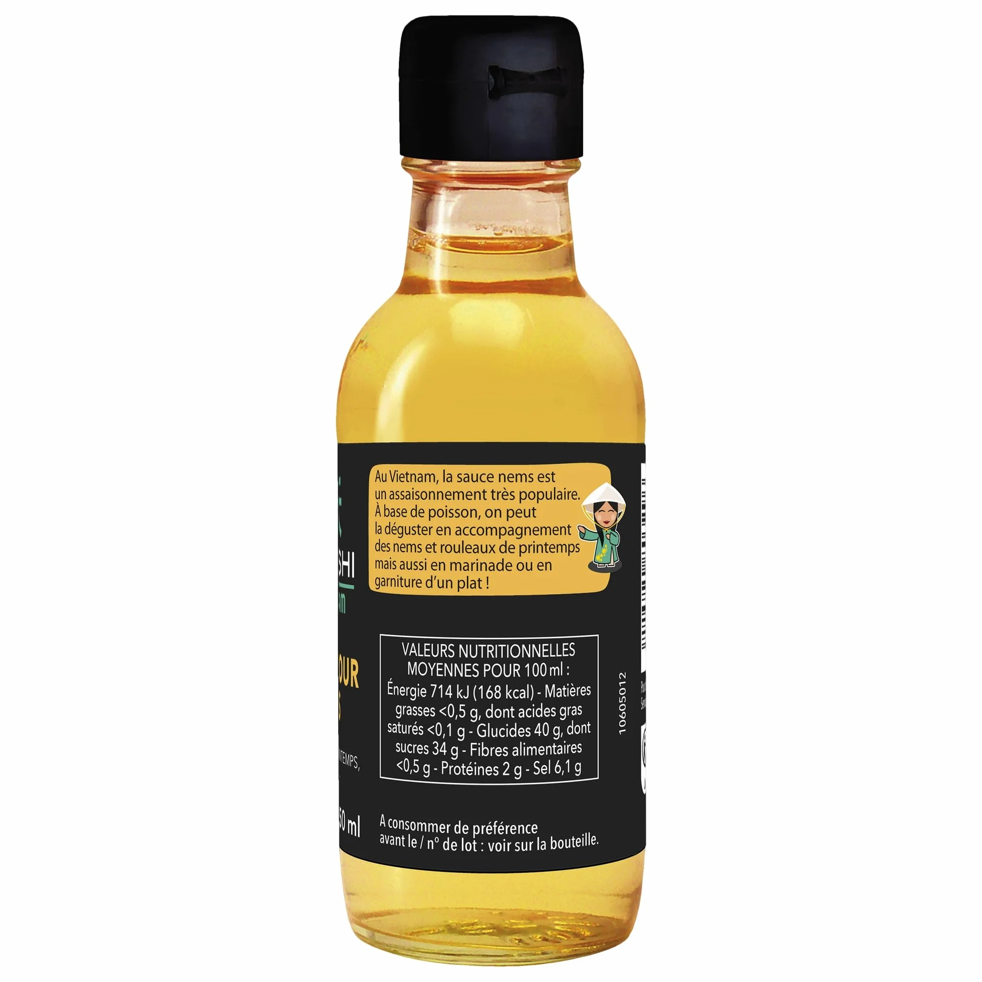 Tanoshi Vietnam Salsa Nem Pescado Fermentado Acompañamiento Nems Rollos Primavera Marinada Guarnición Sin Aditivo