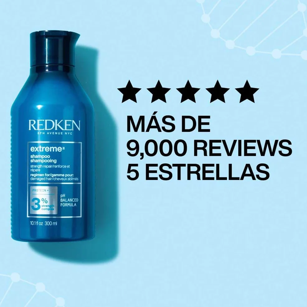 Redken Extreme Champú Reparador con Proteínas para Cabello Dañado