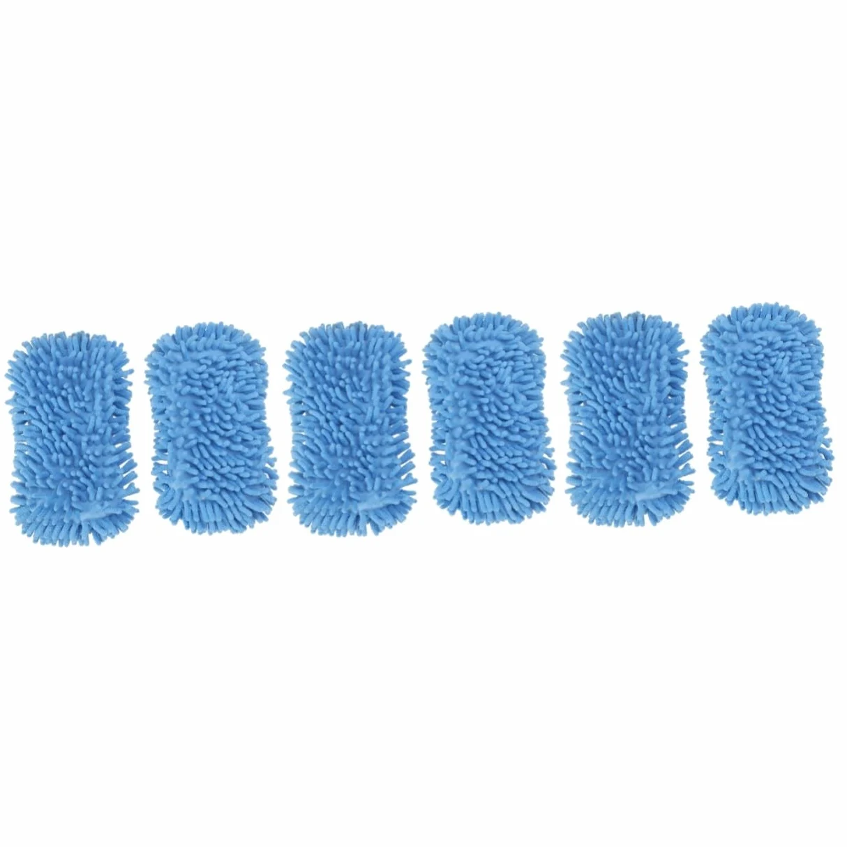 Mipcase 6 Piezas Guantes de Lavado para Coche de Microfibra Ultrasuave Absorbentes y Delicados para Limpiar Tapicería y Carrocería Unidades Azul Multifuncional Vehículos y Hogar
