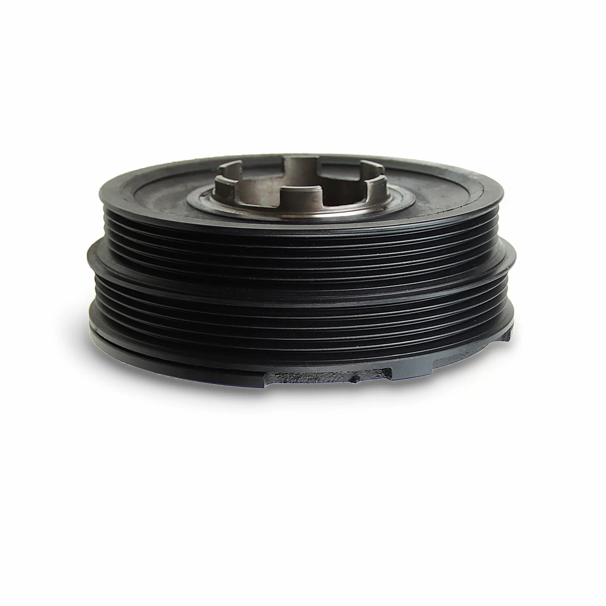 ATEC Germany 1x polea del cigüeñal, desacoplada, compatible con BMW Serie 3 (E46), 3 Touring (E46), 5 (E39), 5 Touring (E39)