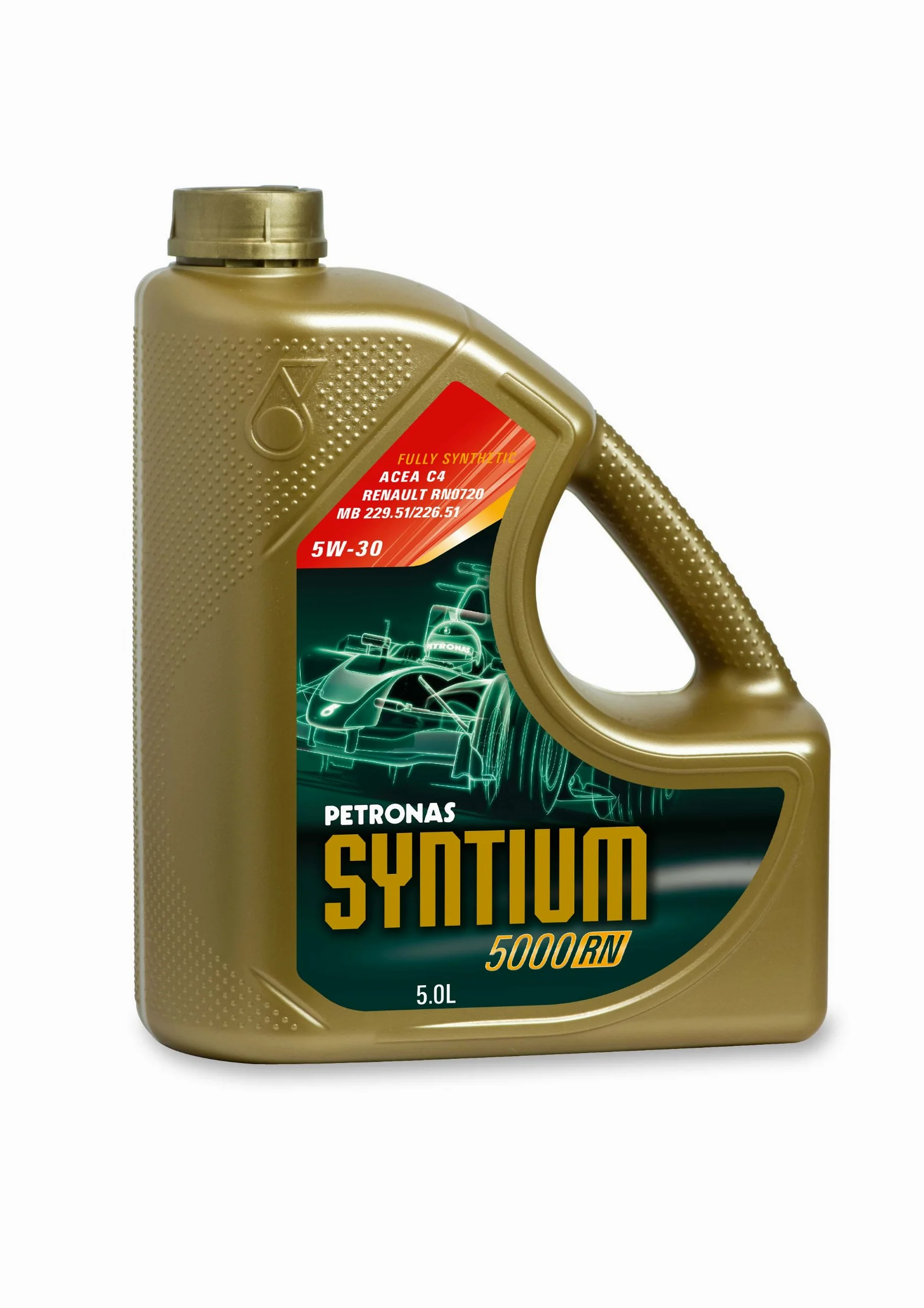 Petronas SYNTIUM 5000 RN - 5W30 Aceite de Motor sintético - Botella de 5 L