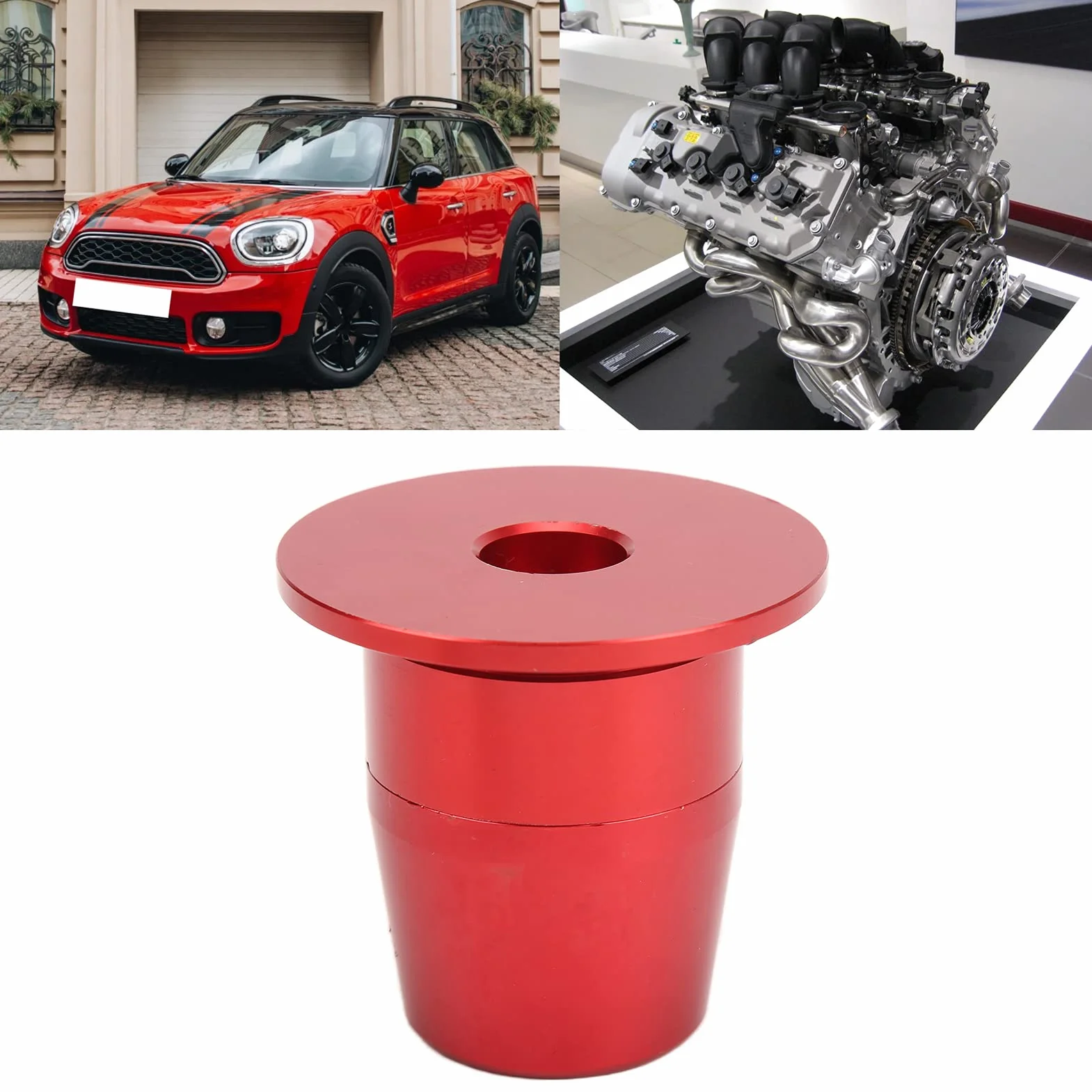 Herramienta de Alineación de la Cubierta del Cigüeñal Delantero de de Acero Rojo 2357900 Reemplazo 2 Series Mini Clubman Automóvil Reparación