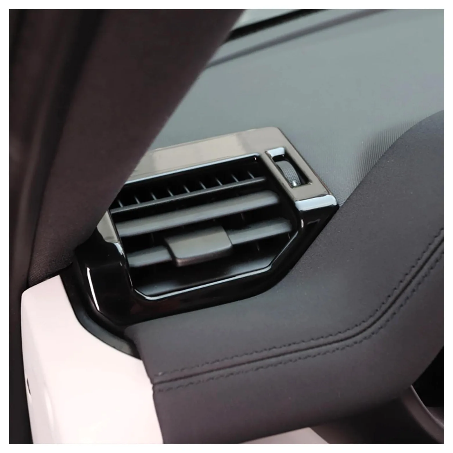 Molduras Interiores Para Land Para Rover Para Defender 110 2020 2021 2022 2023 Embellecedor Cubierta Aire Acondicionado Lateral Accesorios Volante Izquierda Consola Trasera Cubierta(Carbon Fiber look)